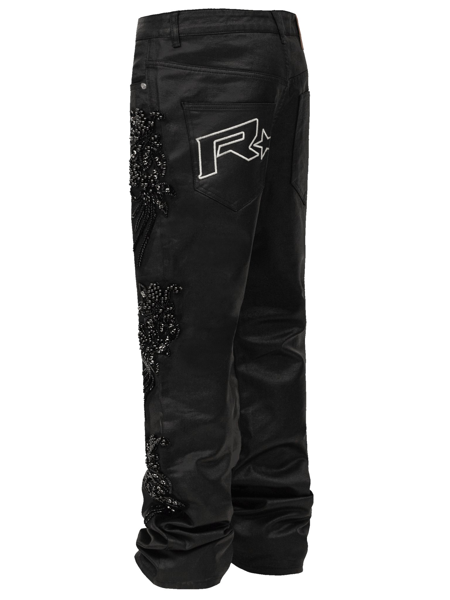 Floral Embellish Denim - Reputation Studios