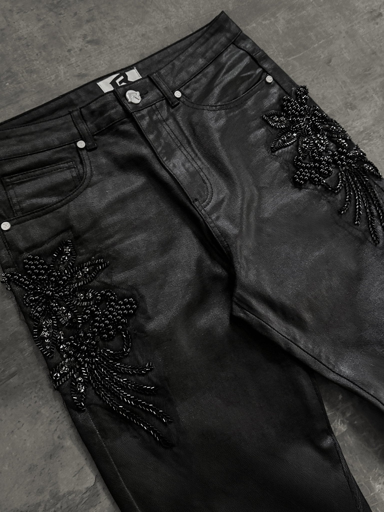 Floral Embellish Denim - Reputation Studios