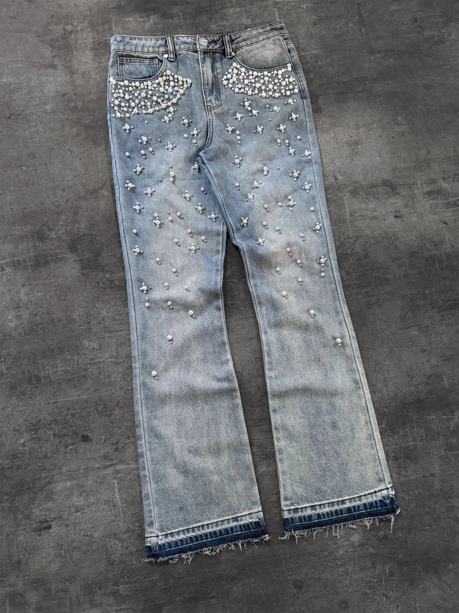 Gradient Pearl Denim - Light Stone - Reputation Studios