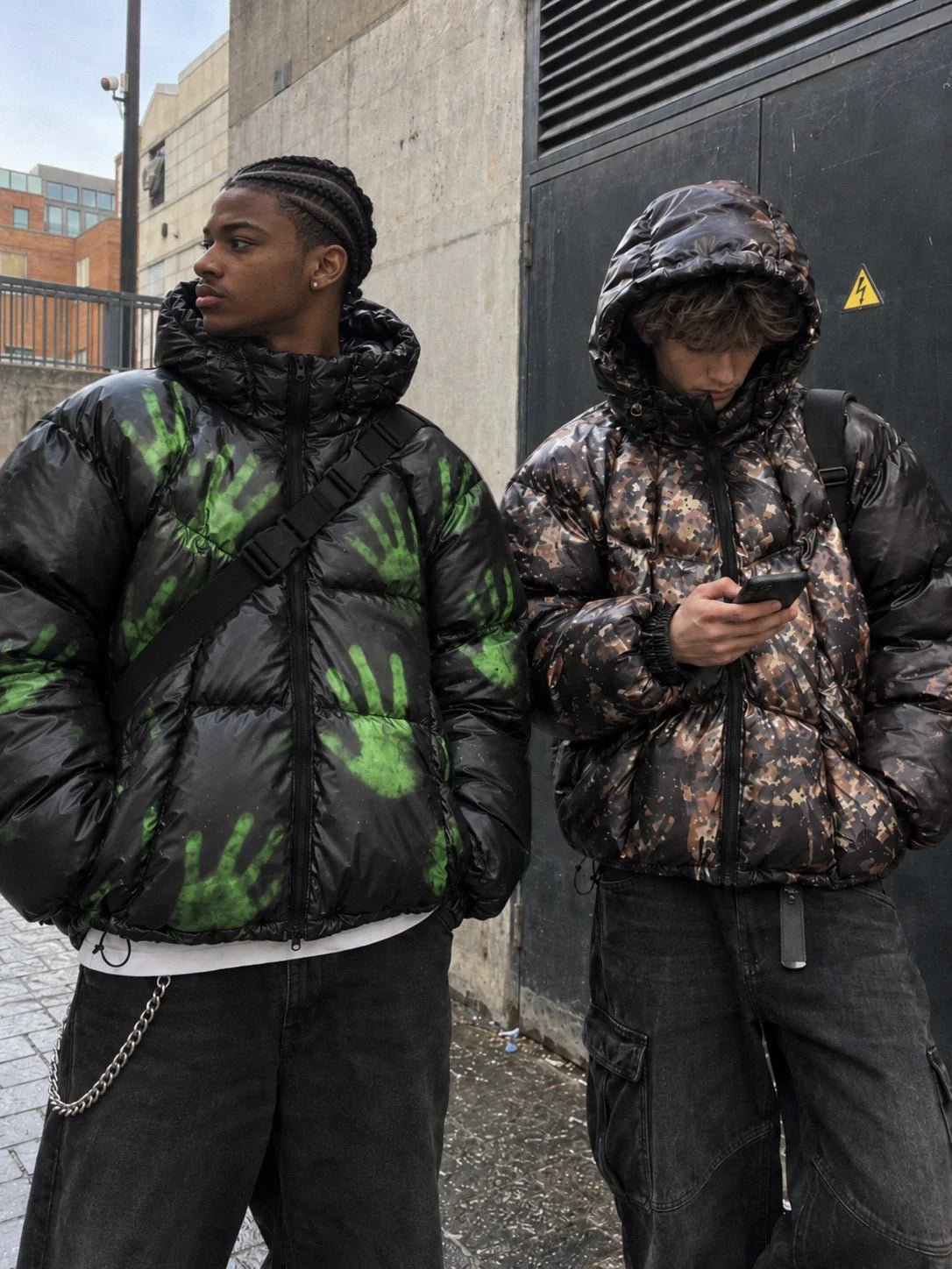 Heat Reactive Puffer - Green - Reputation Studios