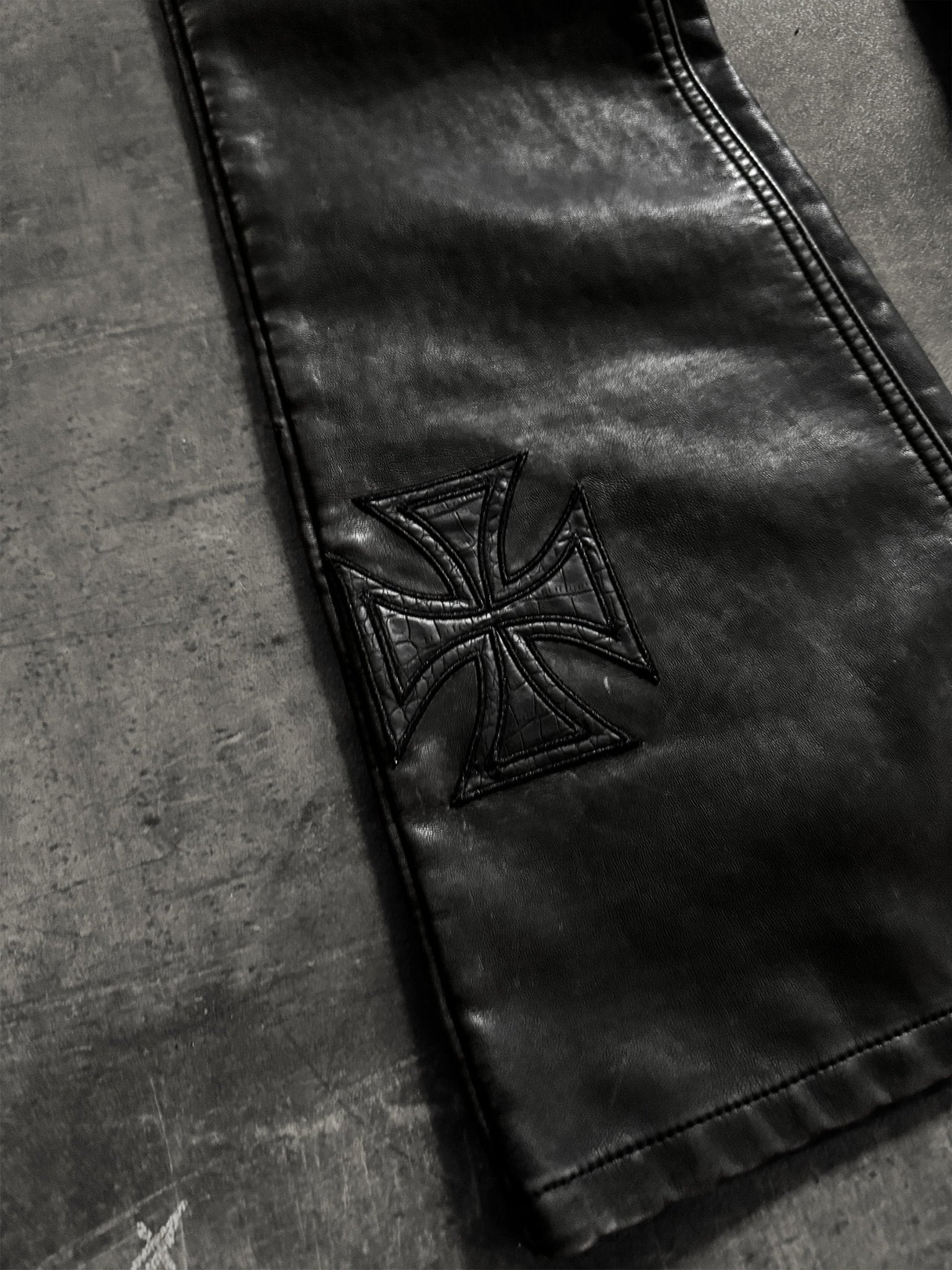Leather Cross Denim - Reputation Studios