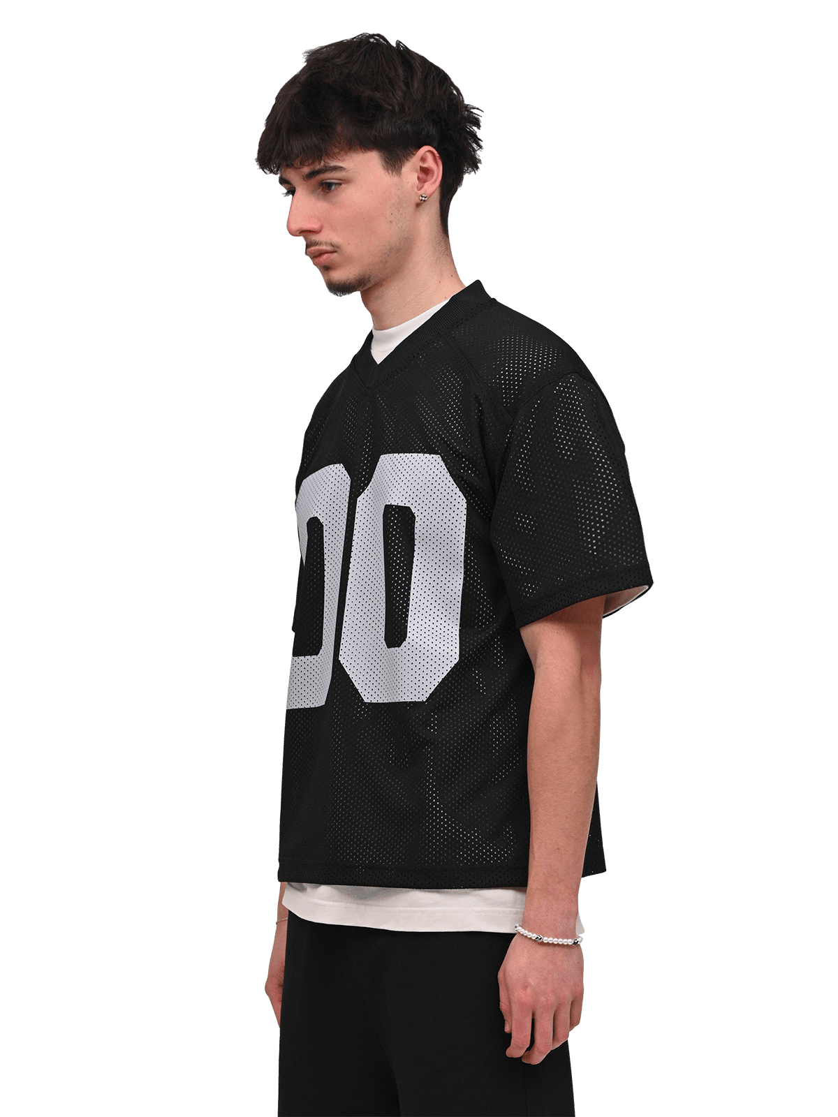 Mesh Jersey - Black - Reputation Studios