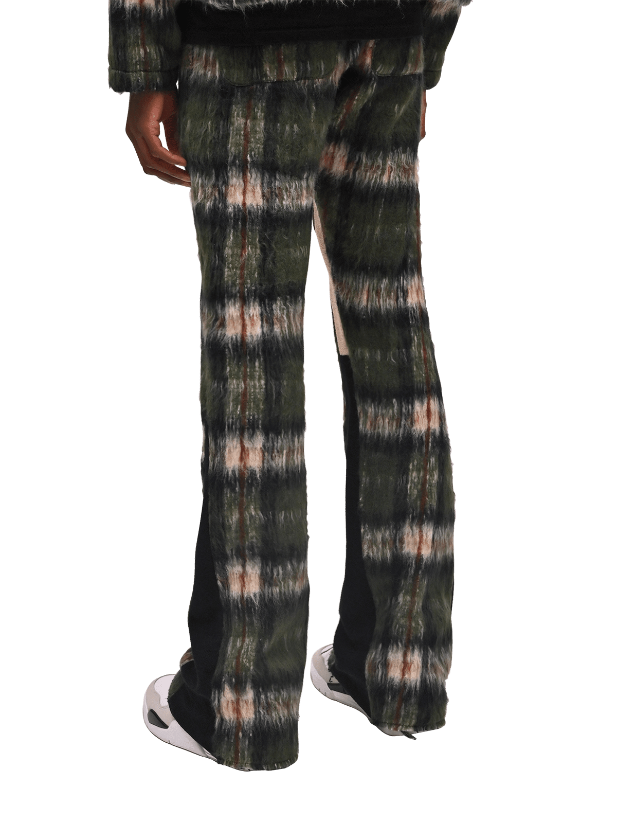 Mohair Flare Sweatpants - Emerald - Reputation Studios