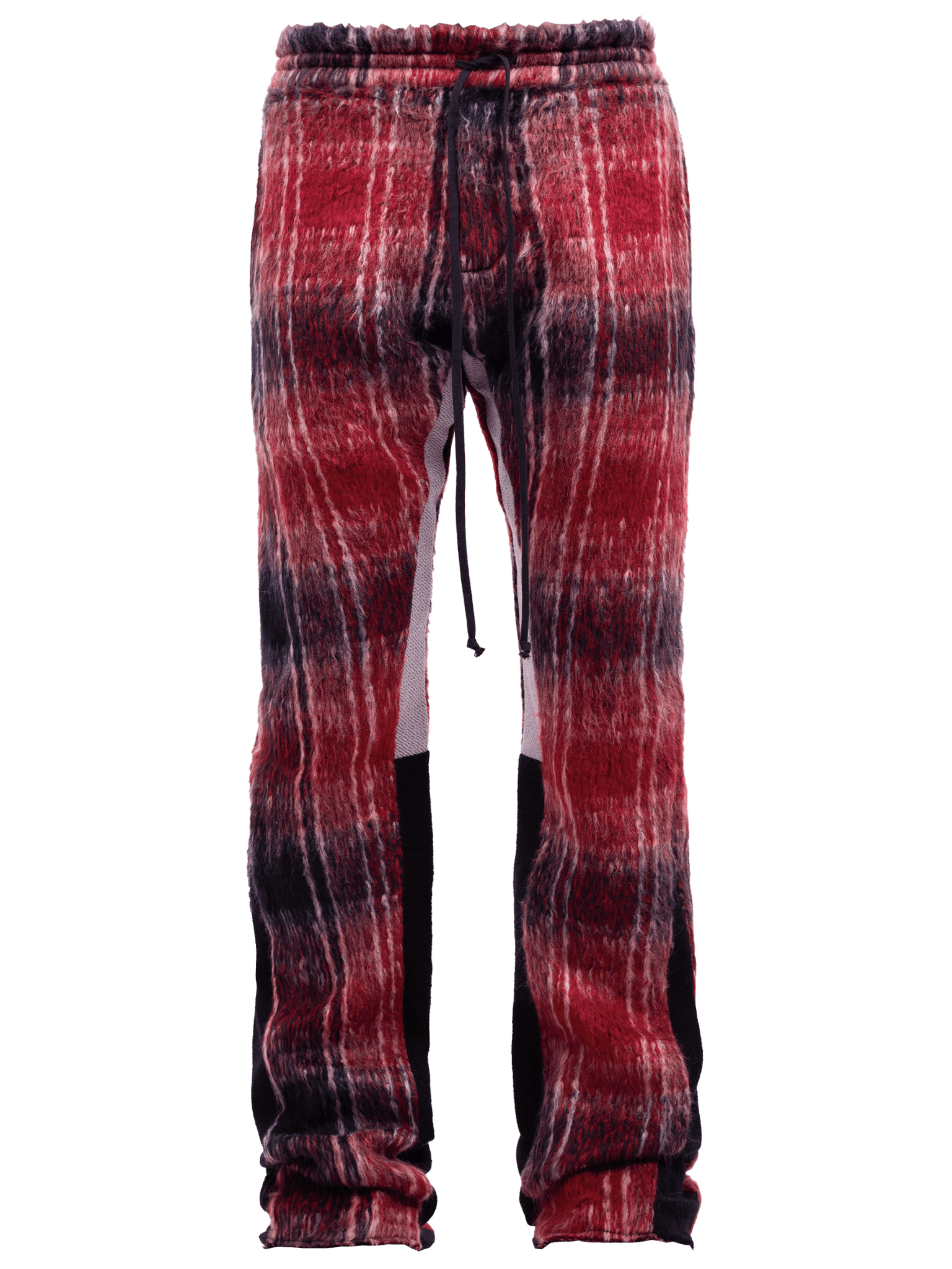 Mohair Flare Sweatpants - Wine - Reputation Studios