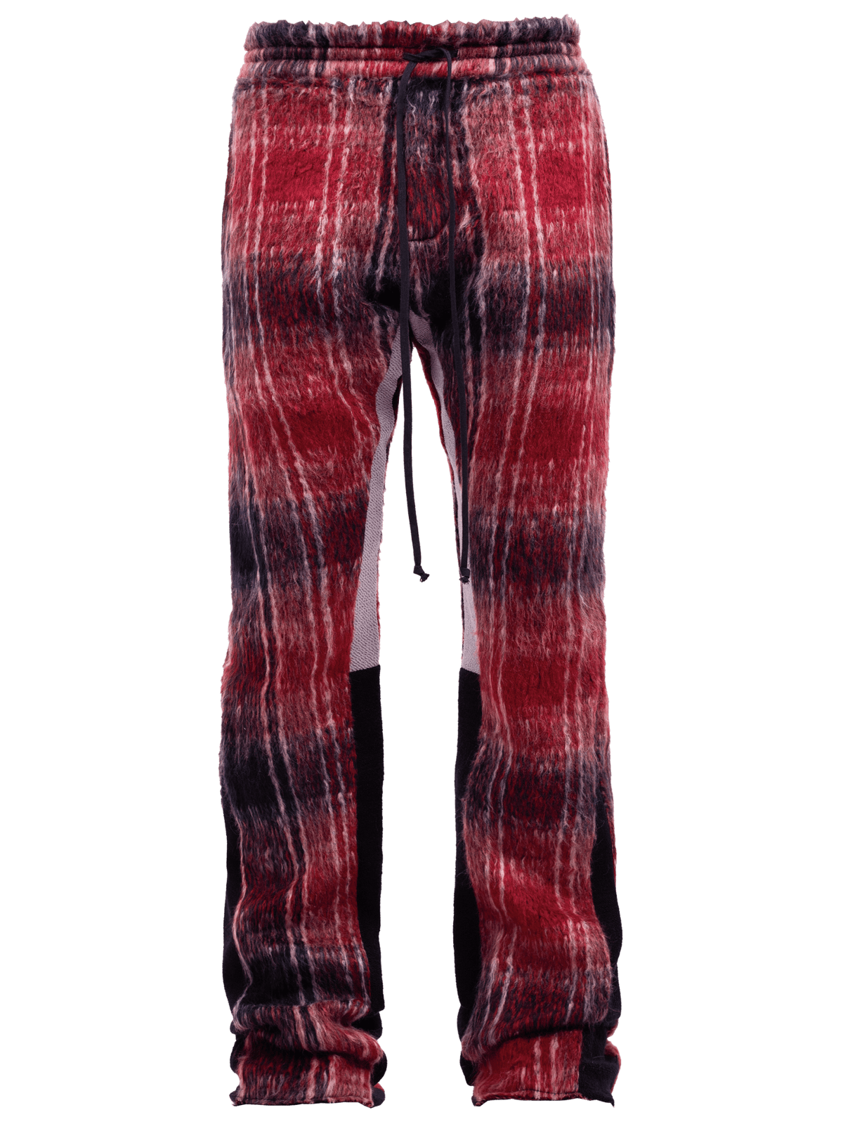 Mohair Flare Sweatpants - Wine
