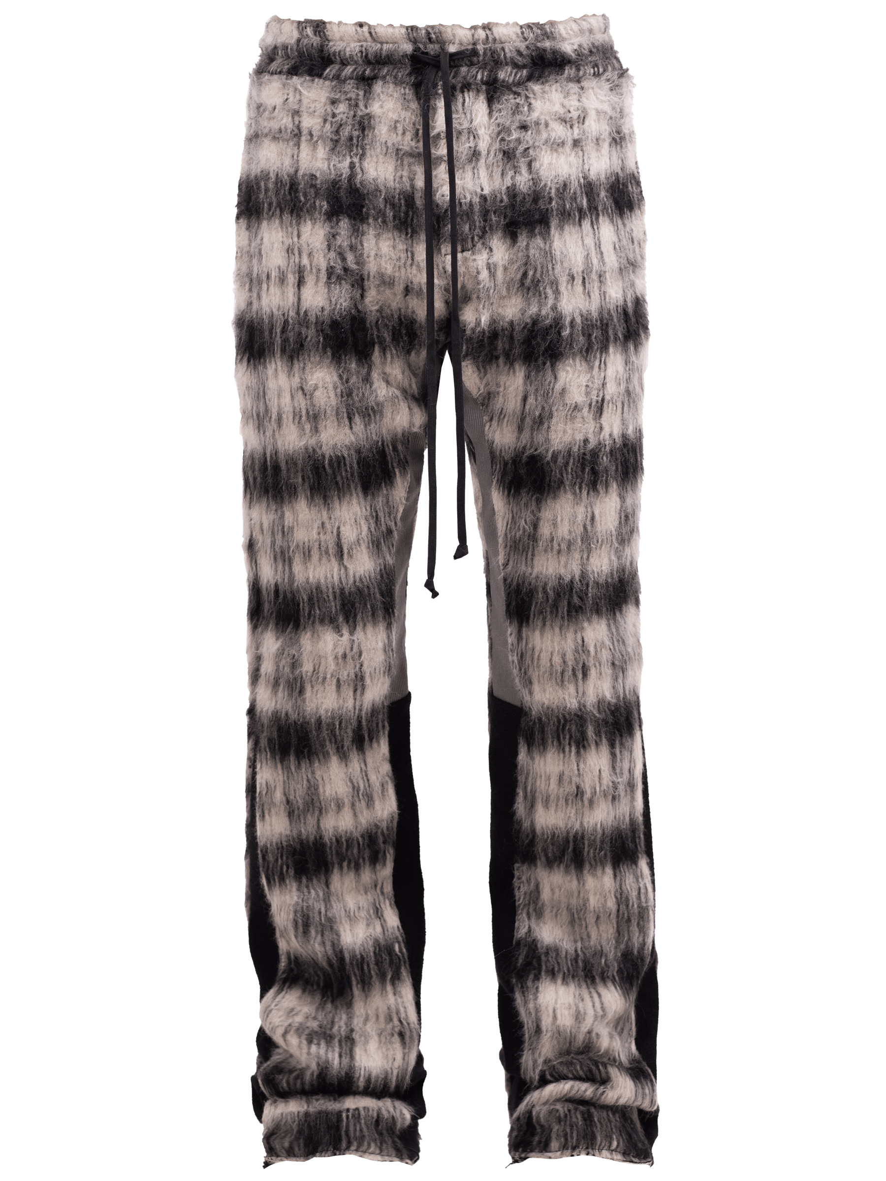 Mohair Flare Sweatpants - Black