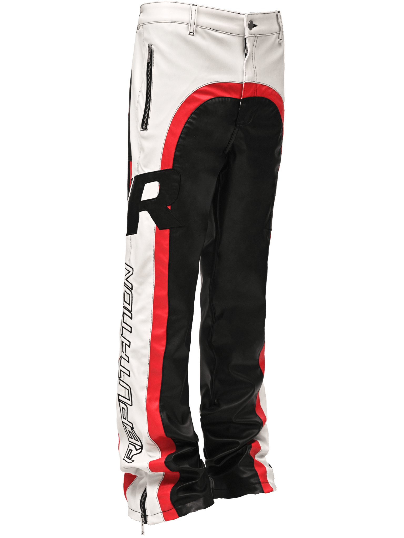パンツ reputation studios flare pants Moto Flare Pants - Black