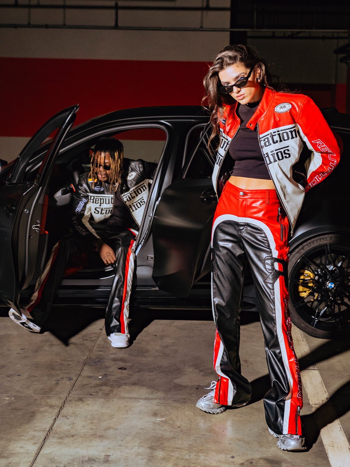 Moto Jacket - Red - Reputation Studios