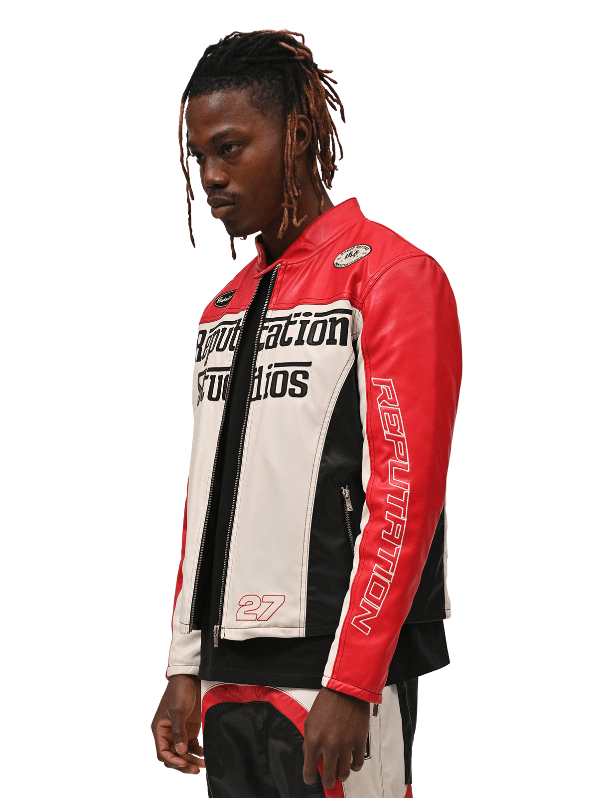 Moto Jacket - Red - Reputation Studios