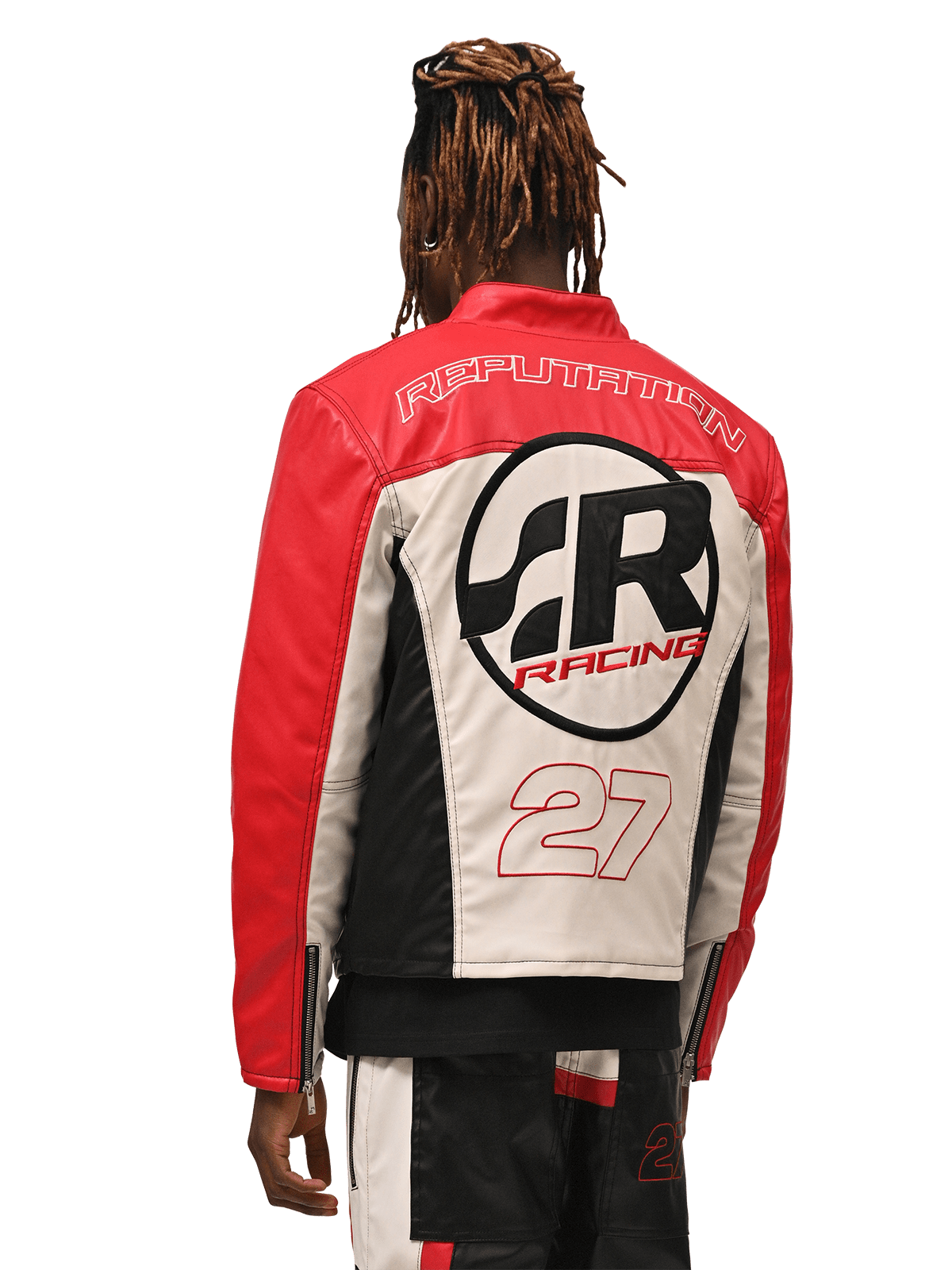 Moto Jacket - Red - Reputation Studios