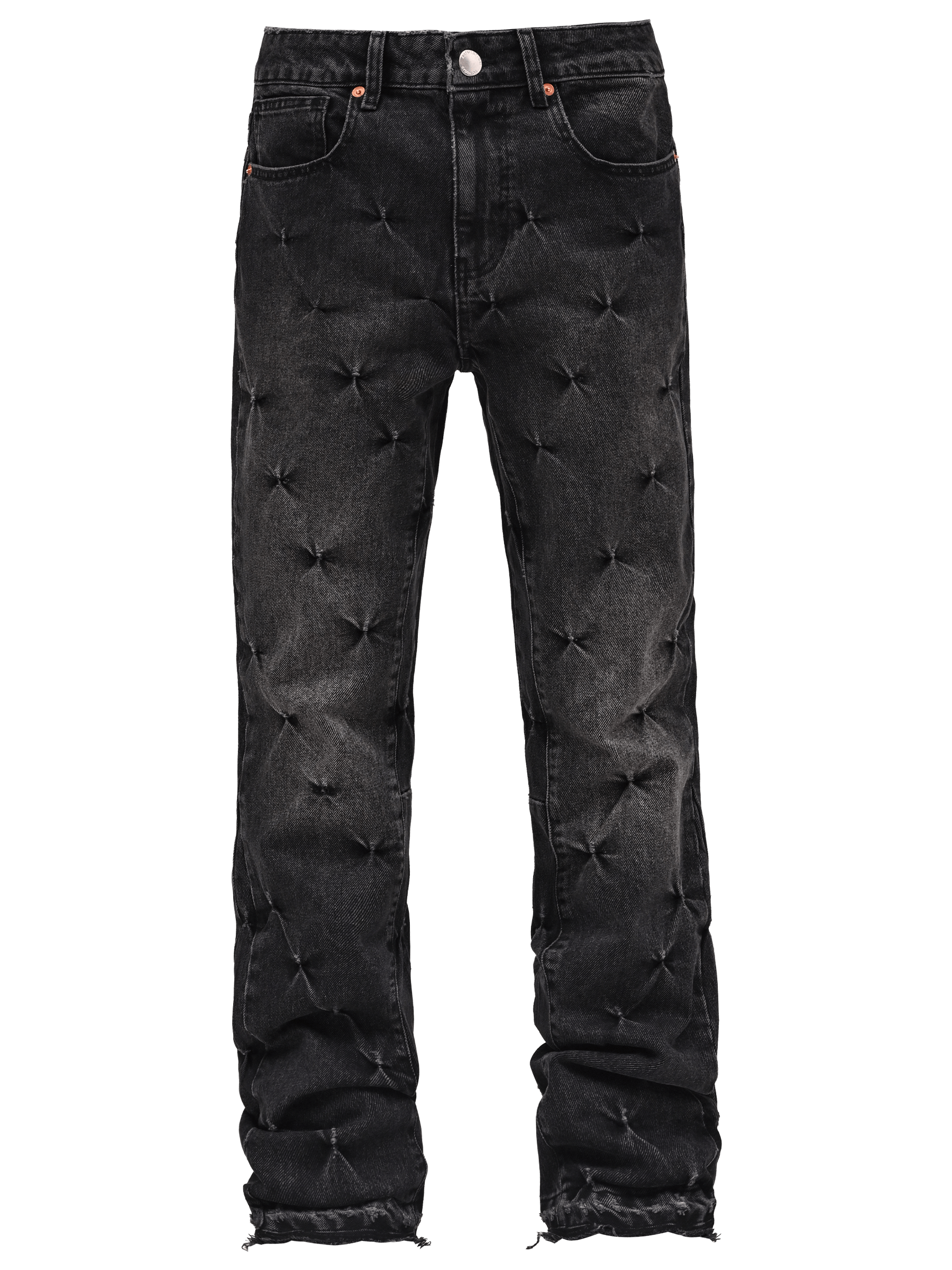 Pinched Flare Denim - Black