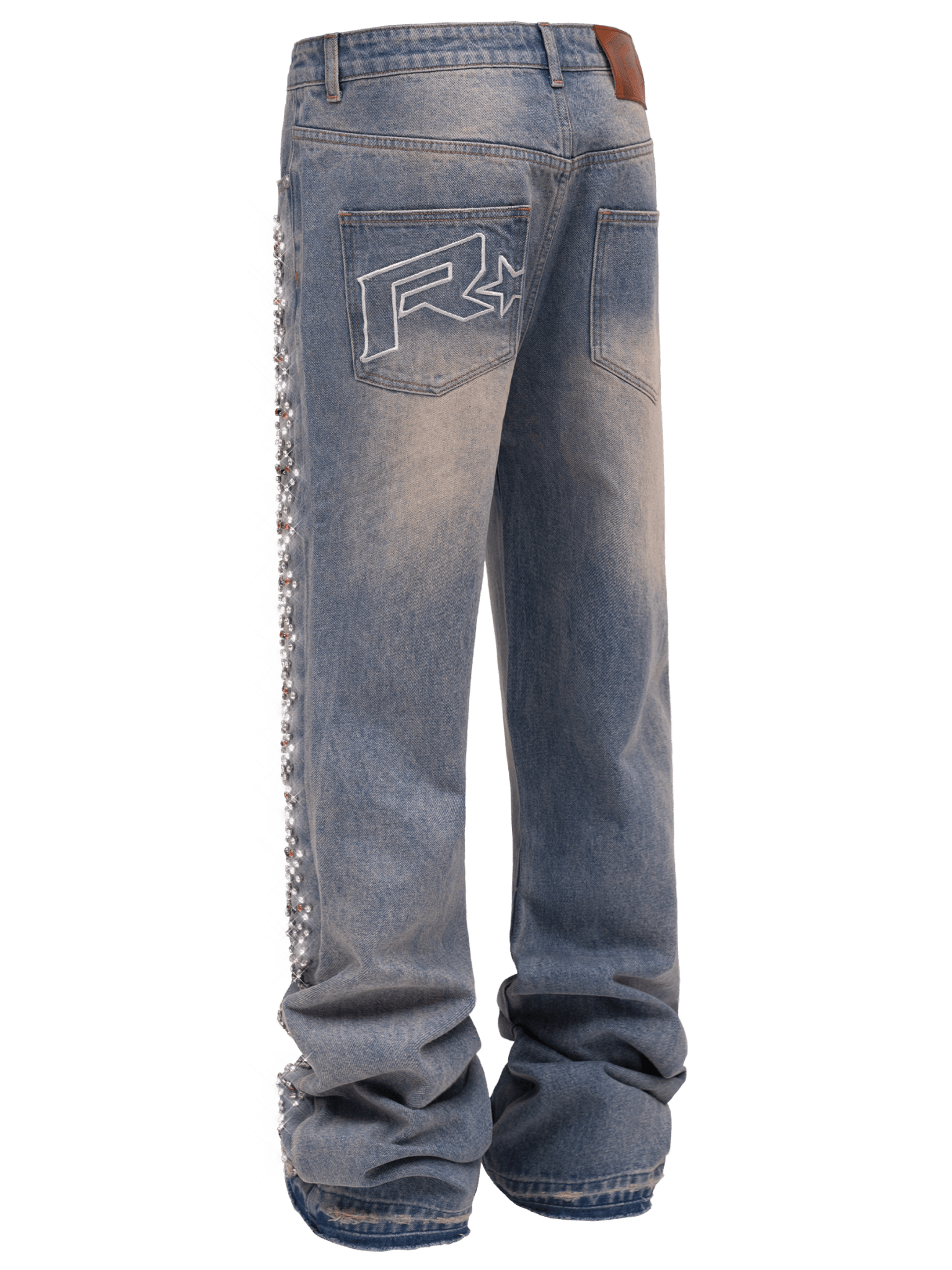 Prism Chain Denim - Cream Wash - Reputation Studios