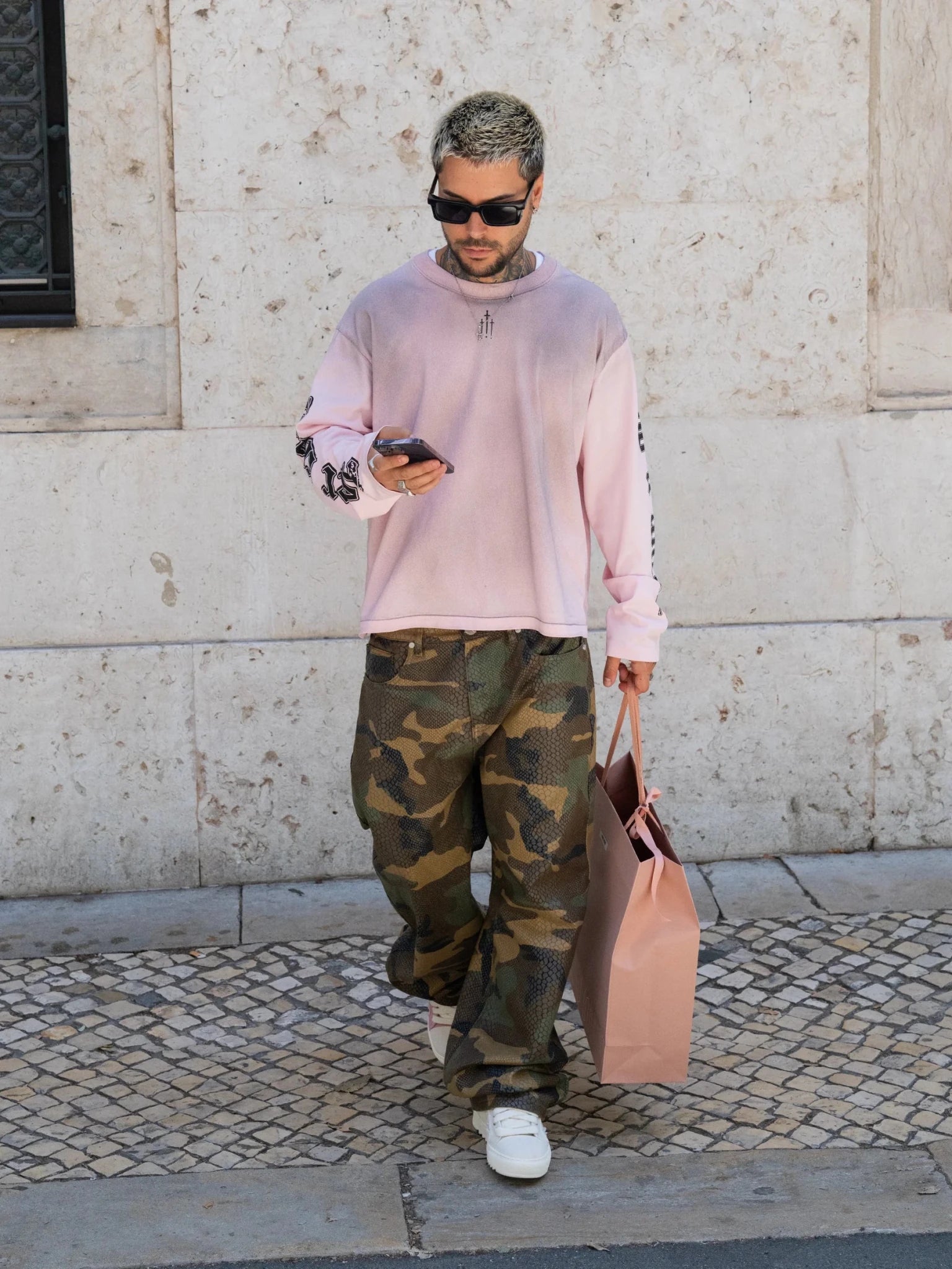 Python Camo Baggy Denim - Reputation Studios