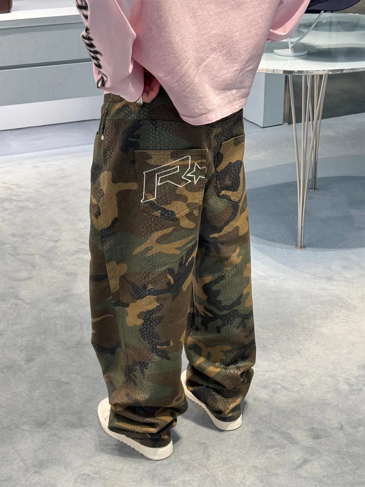 Python Camo Baggy Denim - Reputation Studios