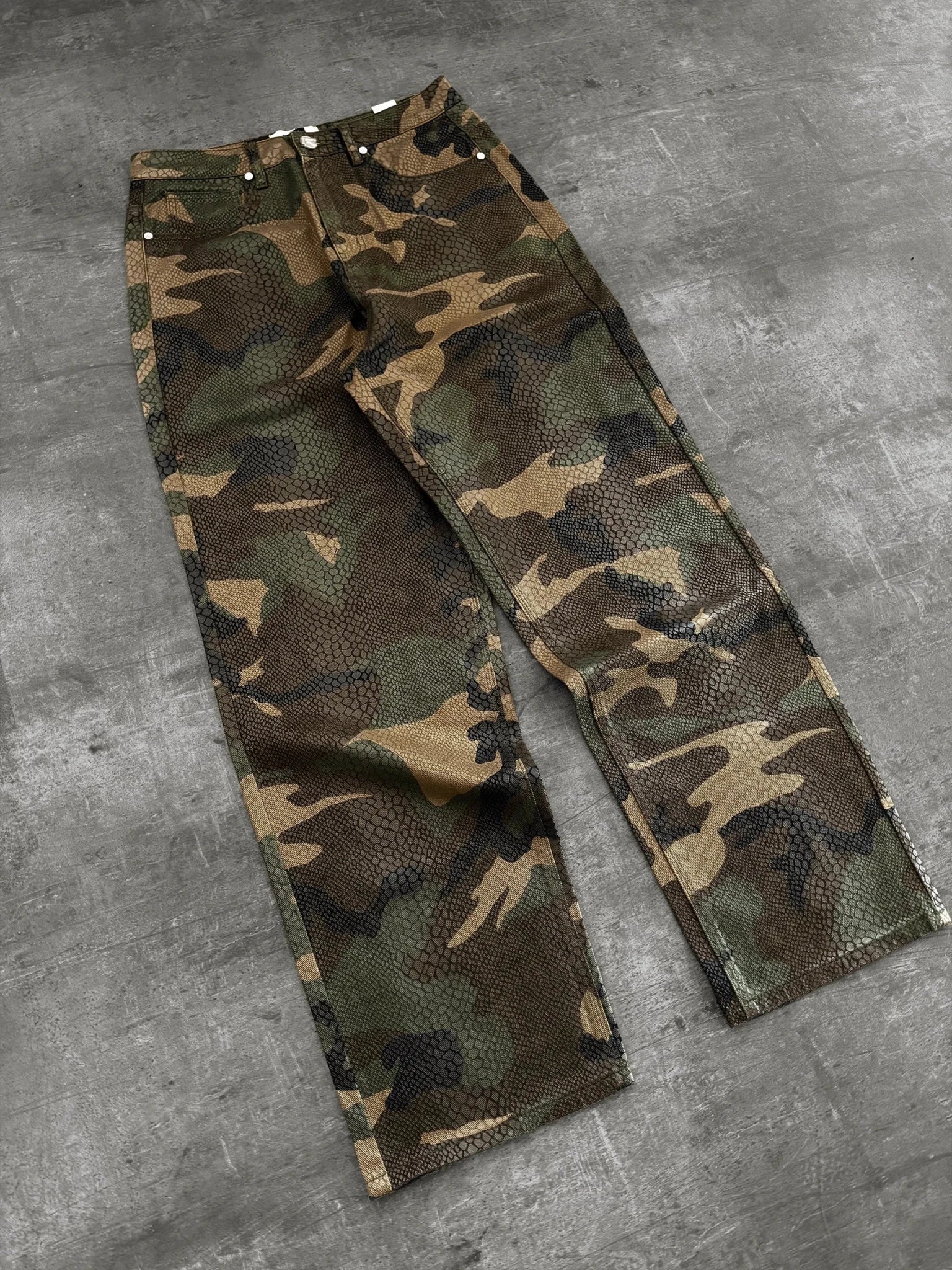 Python Camo Baggy Denim - Reputation Studios