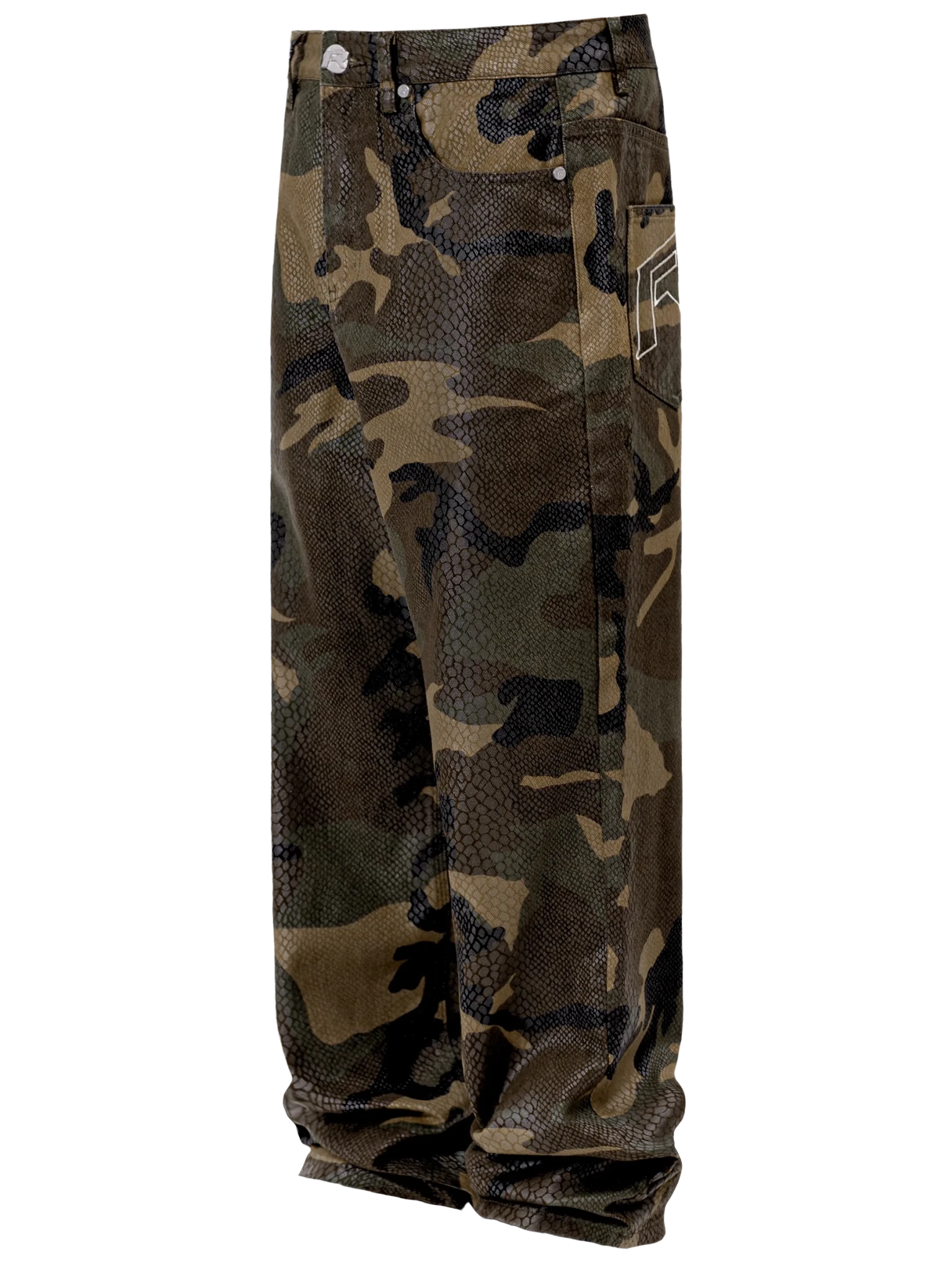 Python Camo Baggy Denim - Reputation Studios