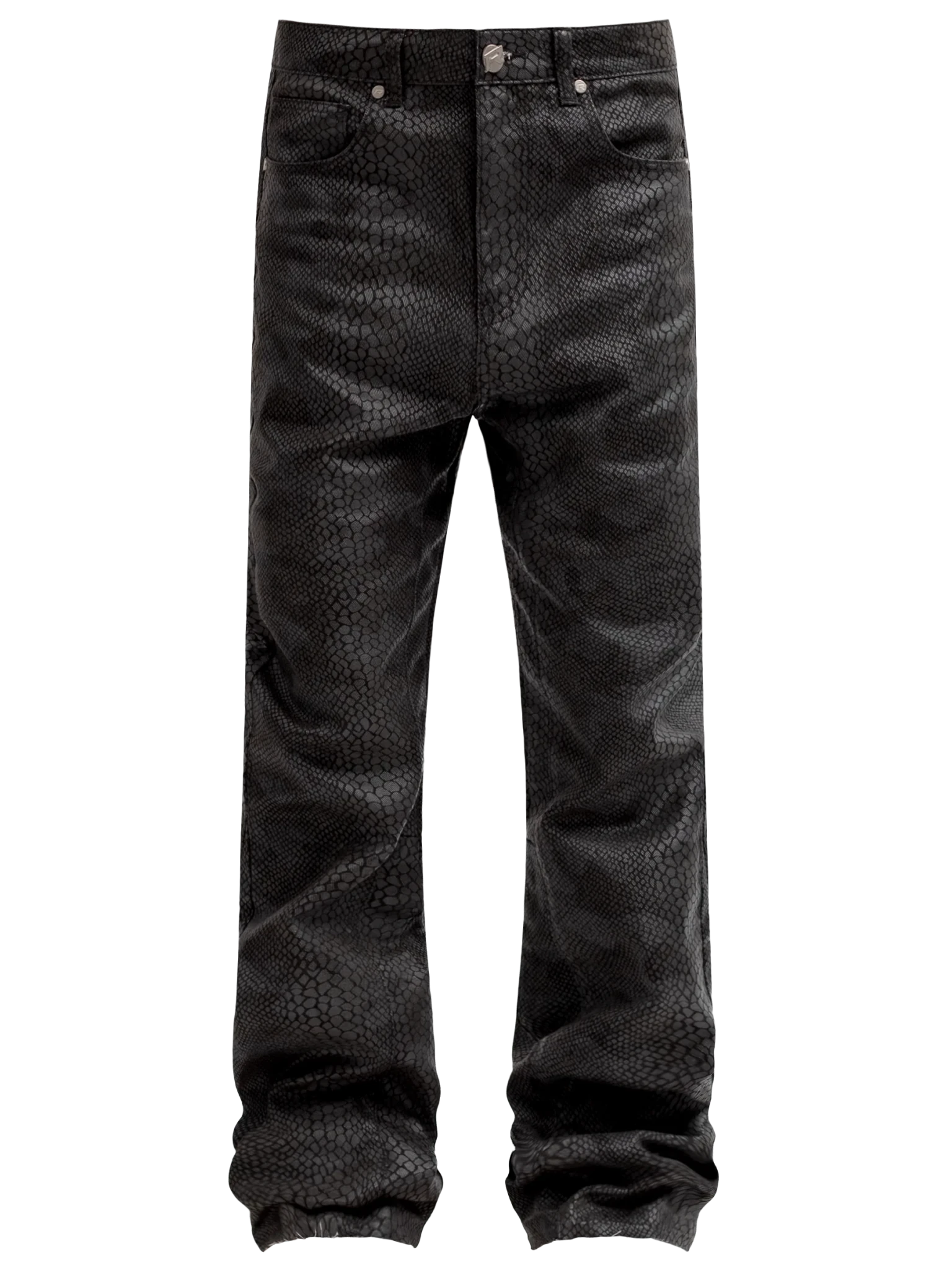 Python Camo Denim - Black - Reputation Studios