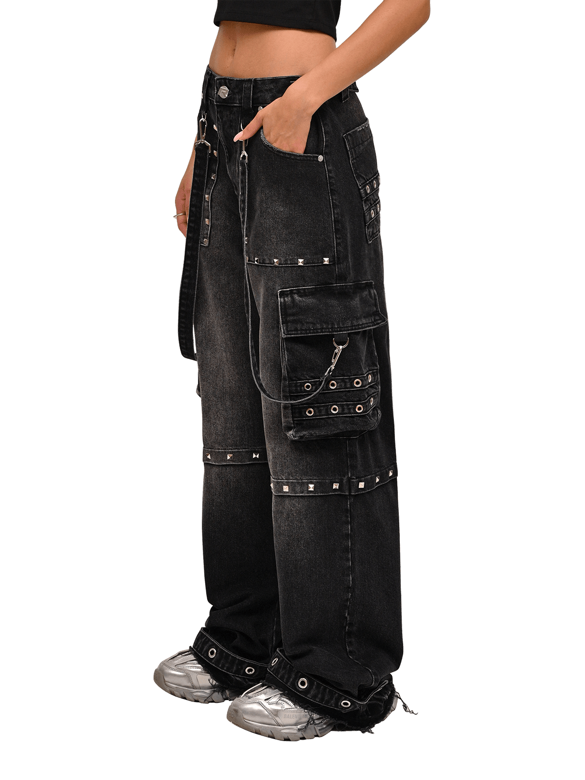 Raver Denim - Black - Reputation Studios