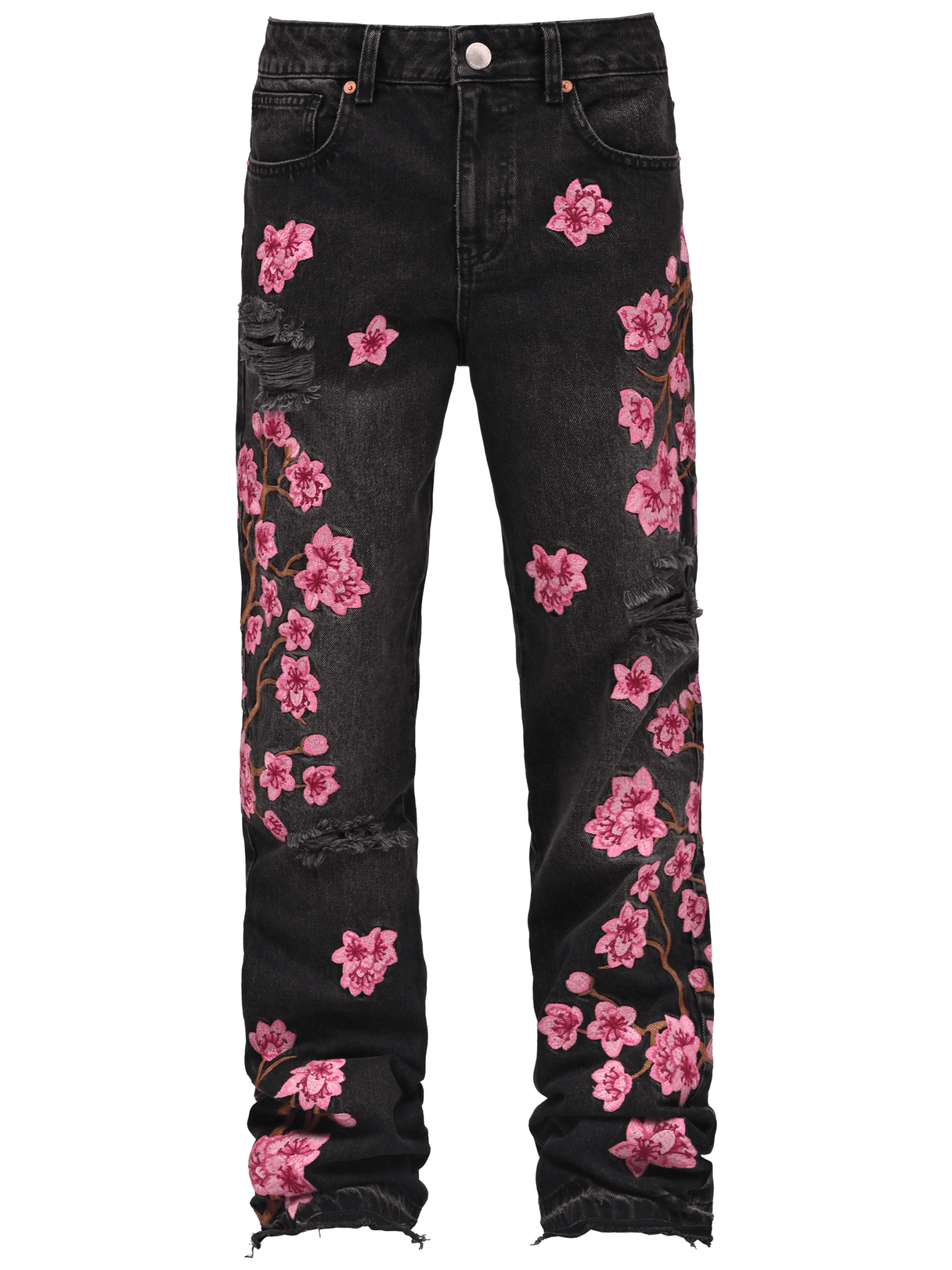 tcb jeans sakura 限定 ダメージ w34 Sakura Flare Denim - Black