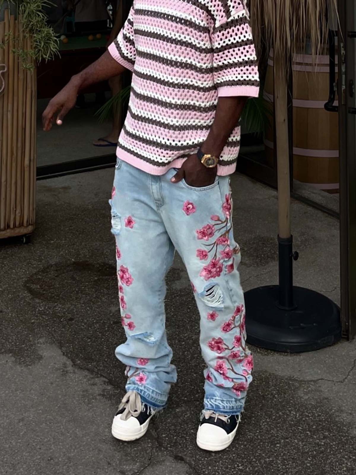 Sakura Flare Denim - Light Stone - Reputation Studios