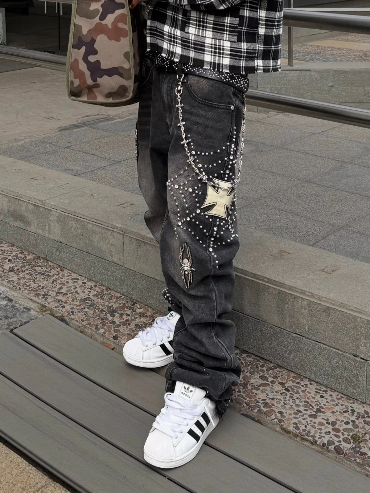 Spider Denim - Black - Reputation Studios