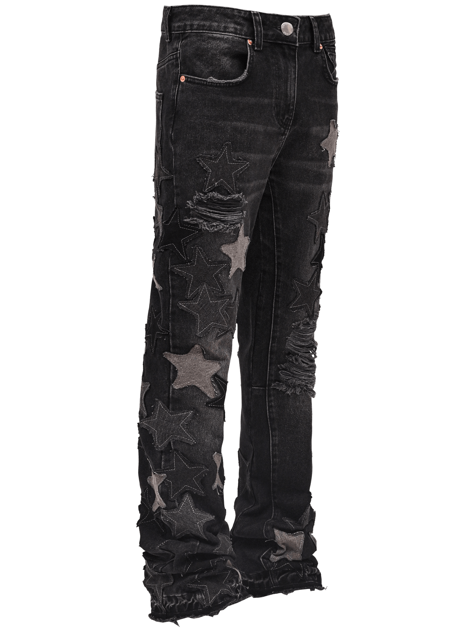 Star Flare Denim - Black Star Flare Denim - Black