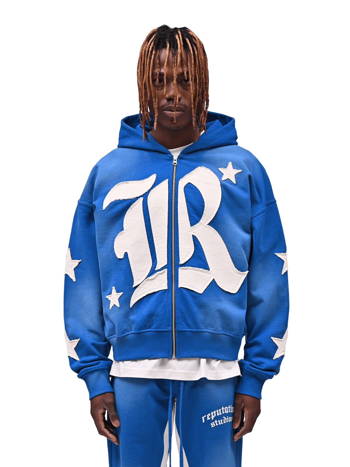 Sun Fade Hoodie - Royal Blue - Reputation Studios