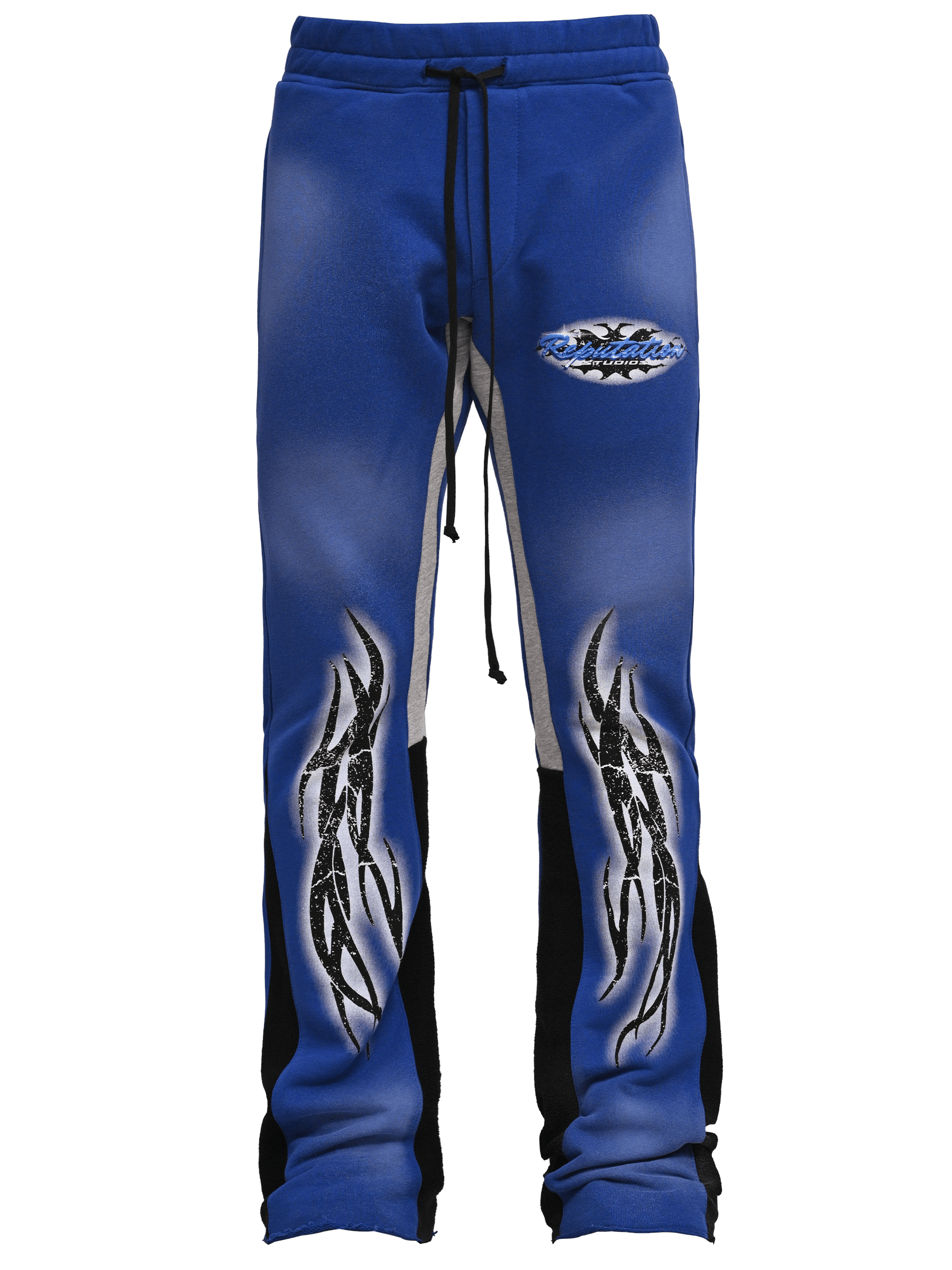 Tribal Flare Sweatpants - Royal Blue