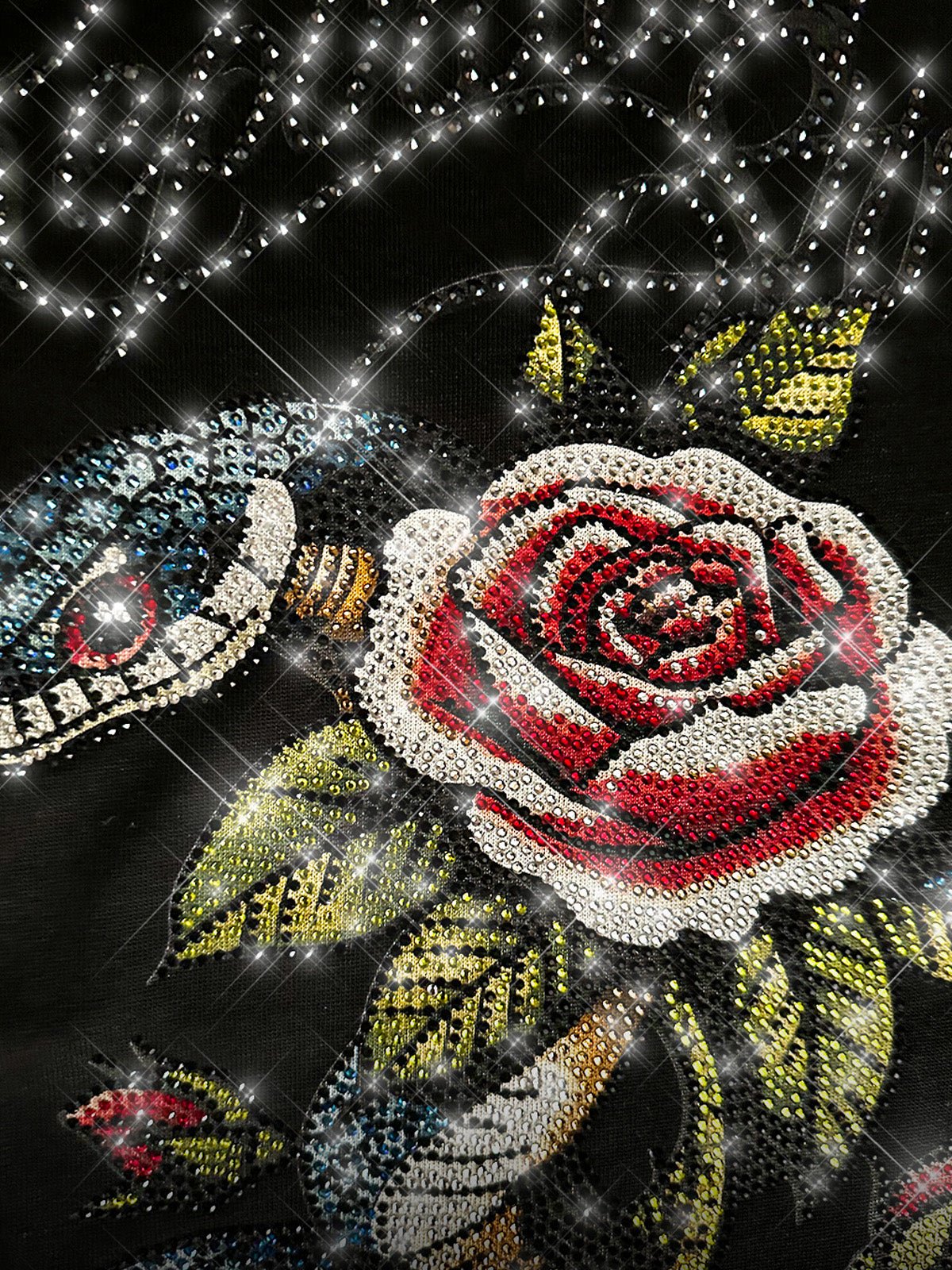 Venom Tears Rhinestone Tee - Reputation Studios