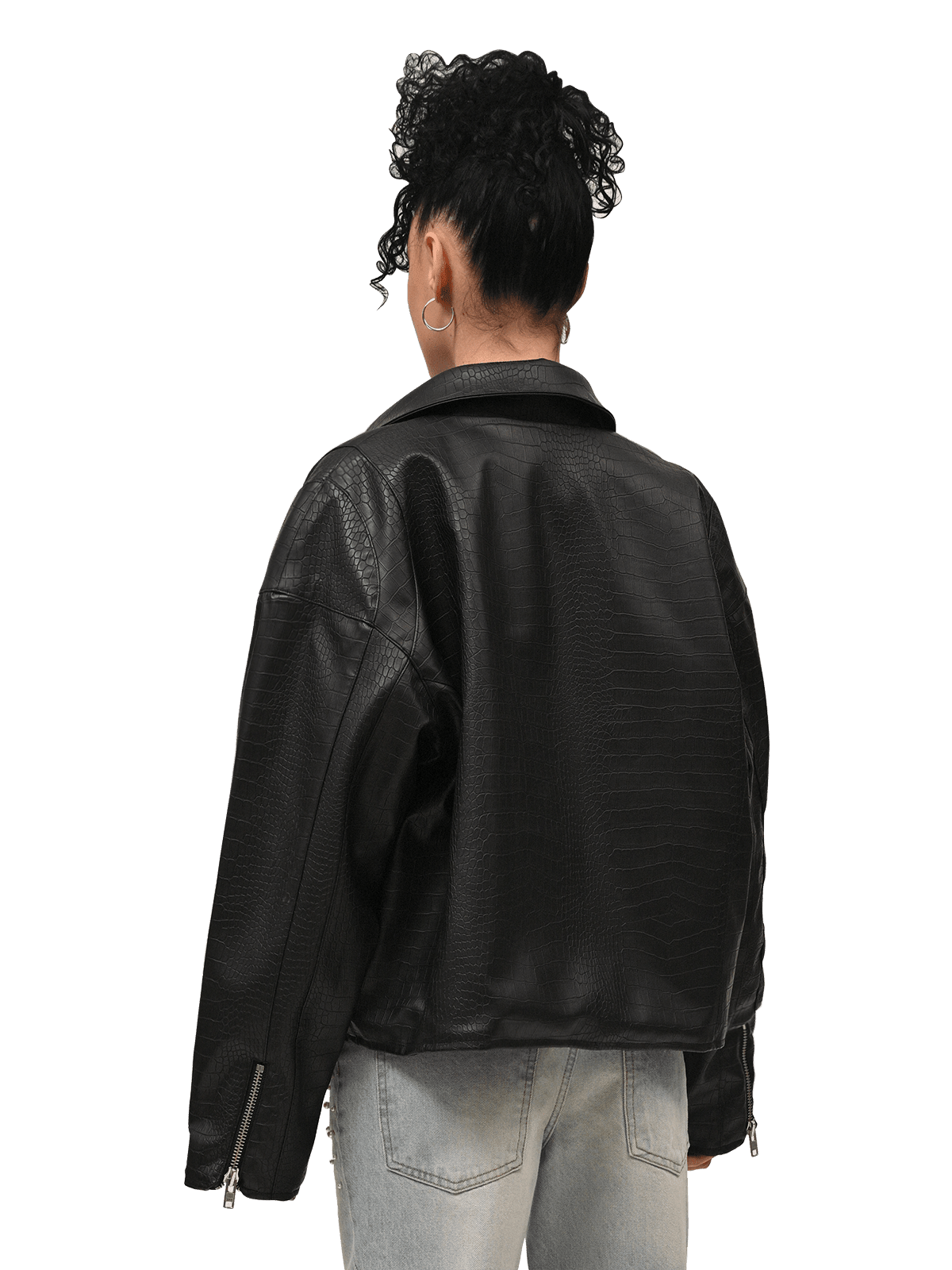 Vintage Leather Jacket - Croc - Reputation Studios