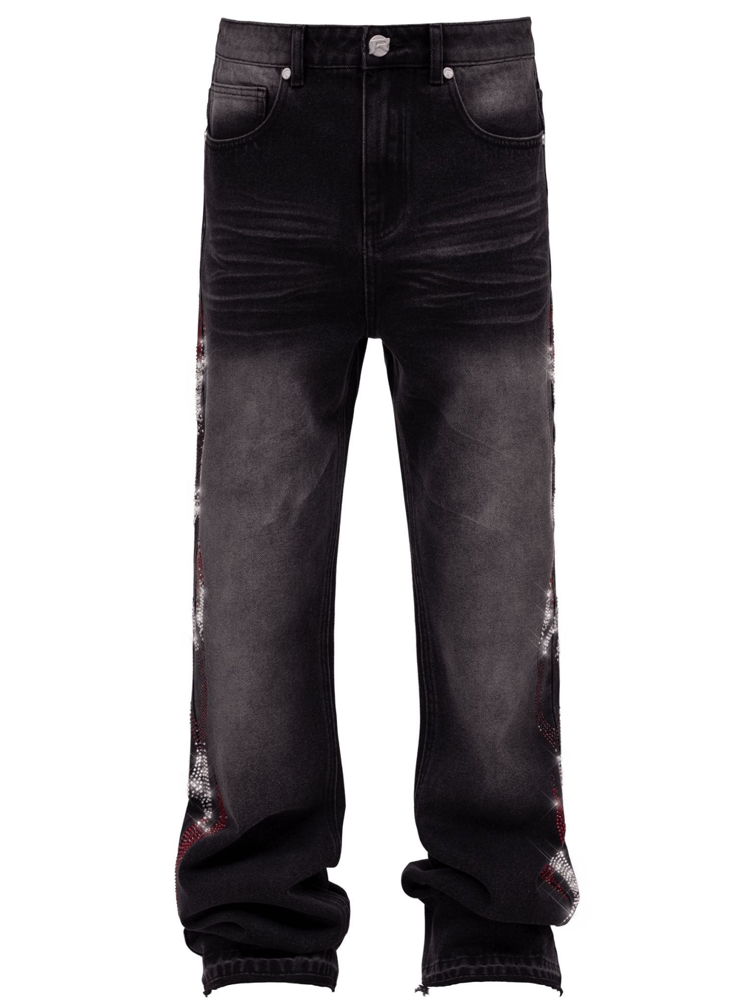 Viper Flames Denim - Black - Reputation Studios