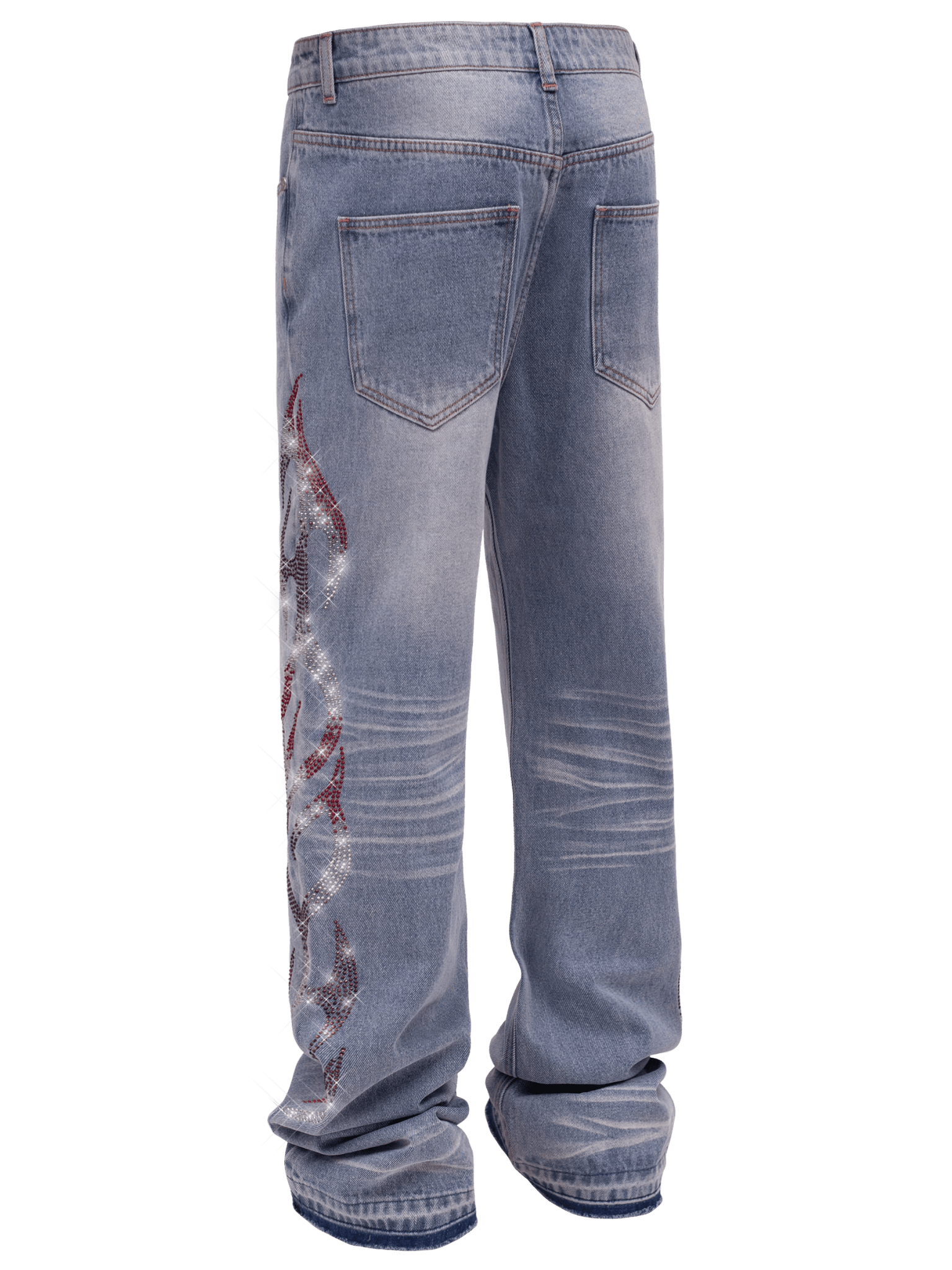 Viper Flames Denim - Light Stone - Reputation Studios