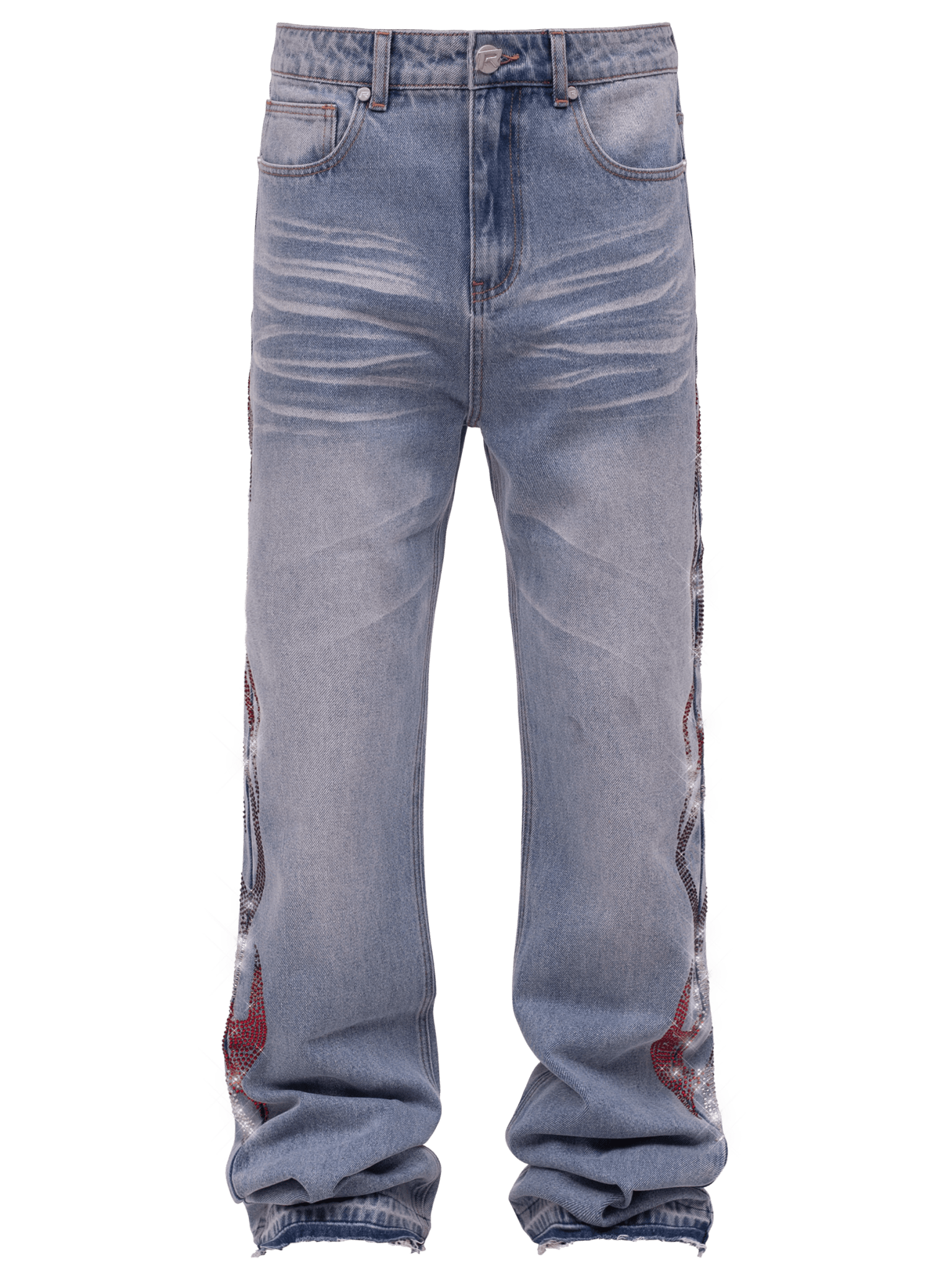 Viper Flames Denim - Light Stone - Reputation Studios