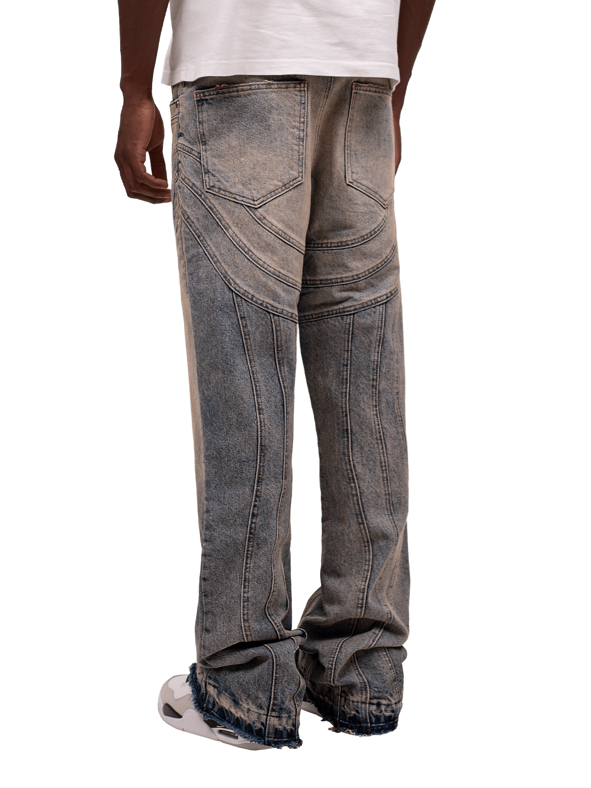 Wave Stitch Denim - Cream Wash - Reputation Studios