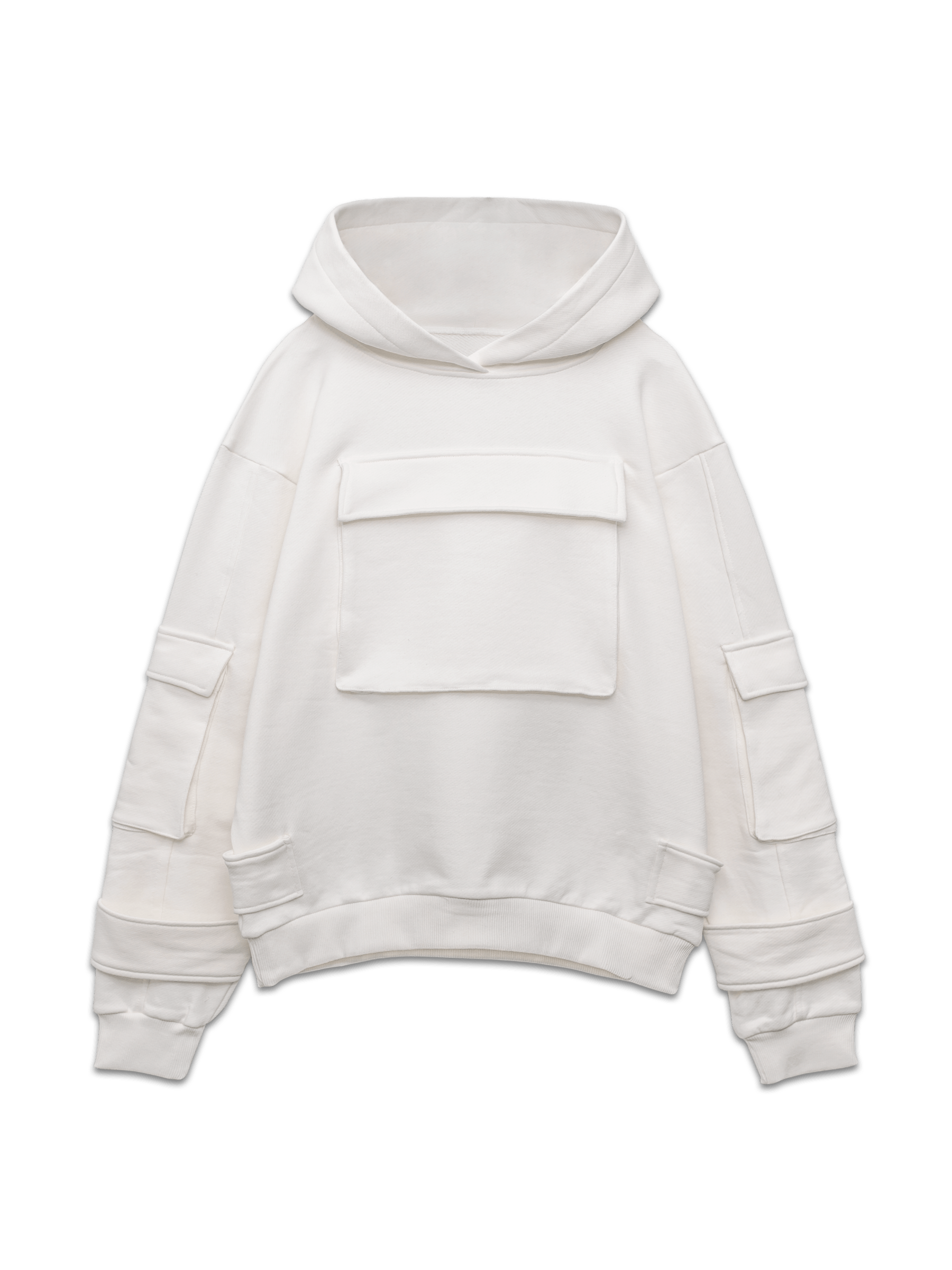 Multi Pocket Hoodie - Off-White