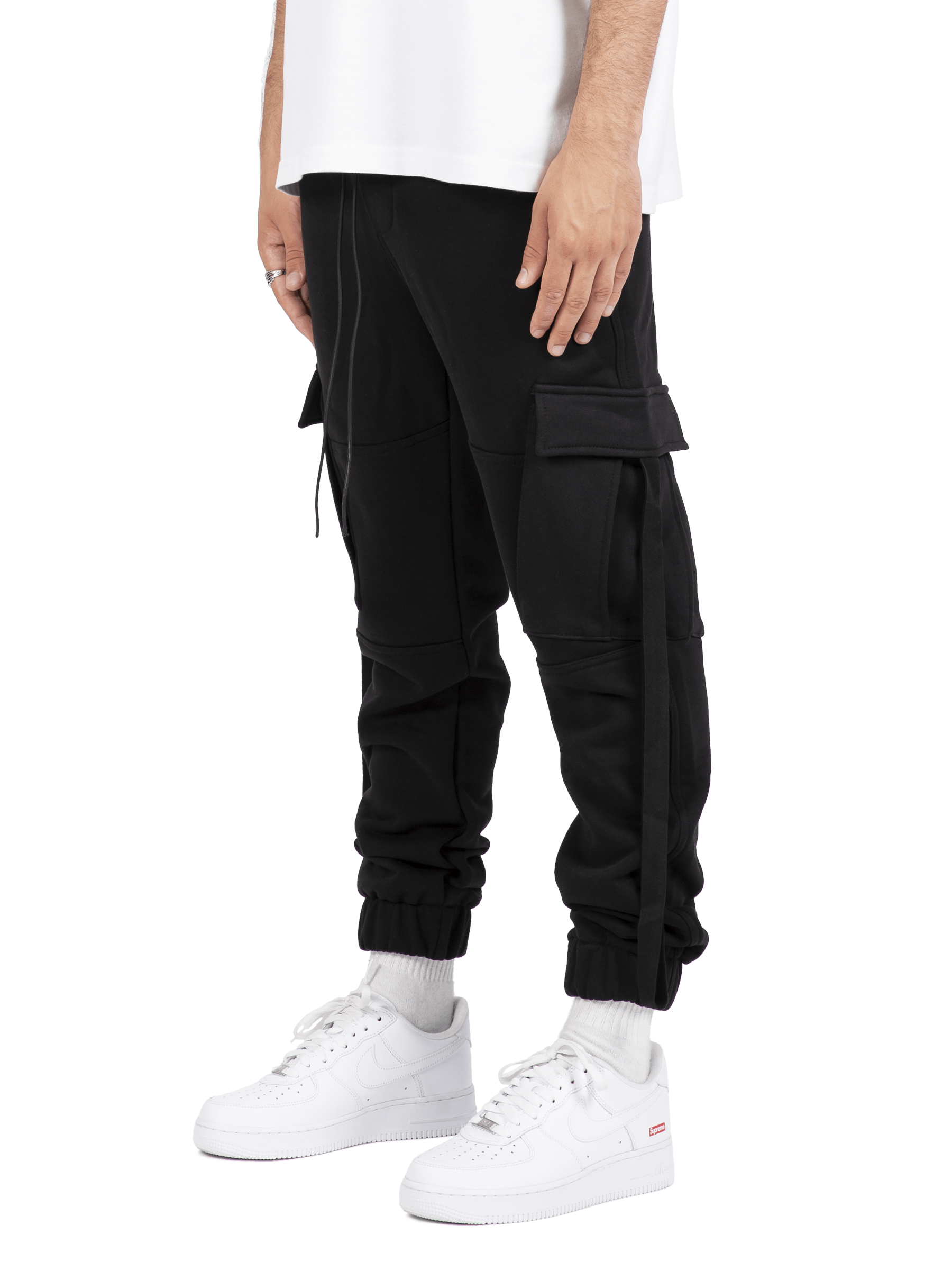 Lounge Cargo Pants - Black