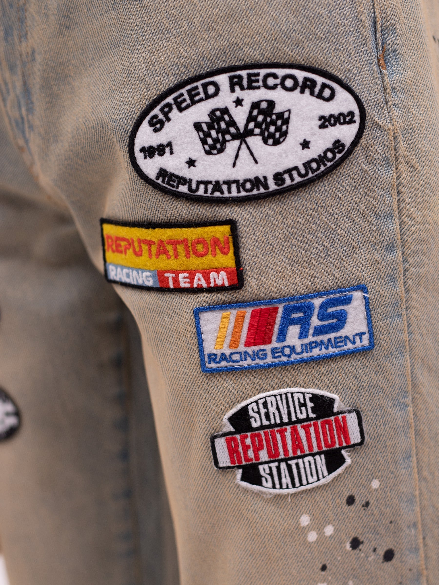 Racing Denim - Cream Wash