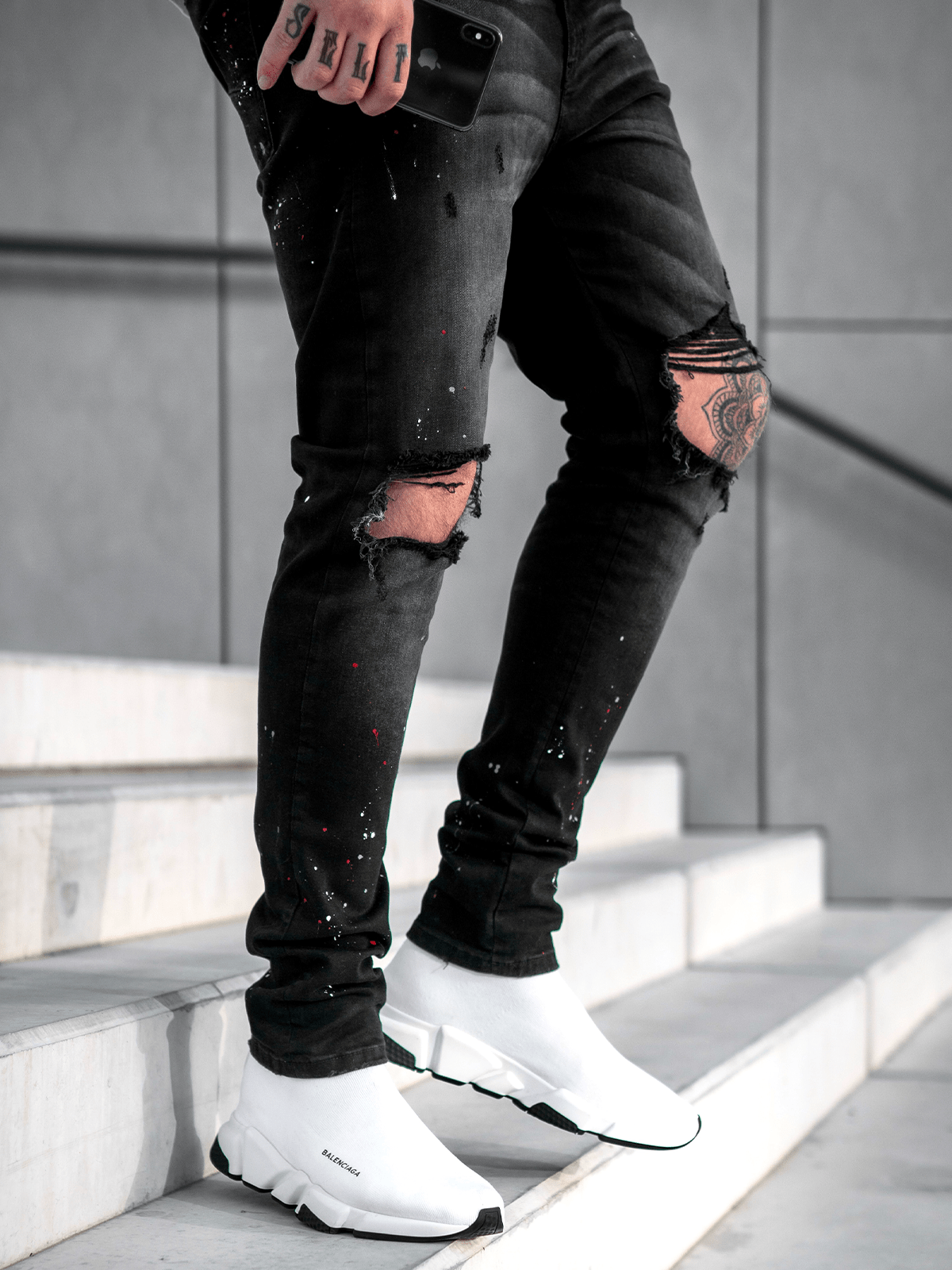 Painters Denim - Black - Reputation Studios