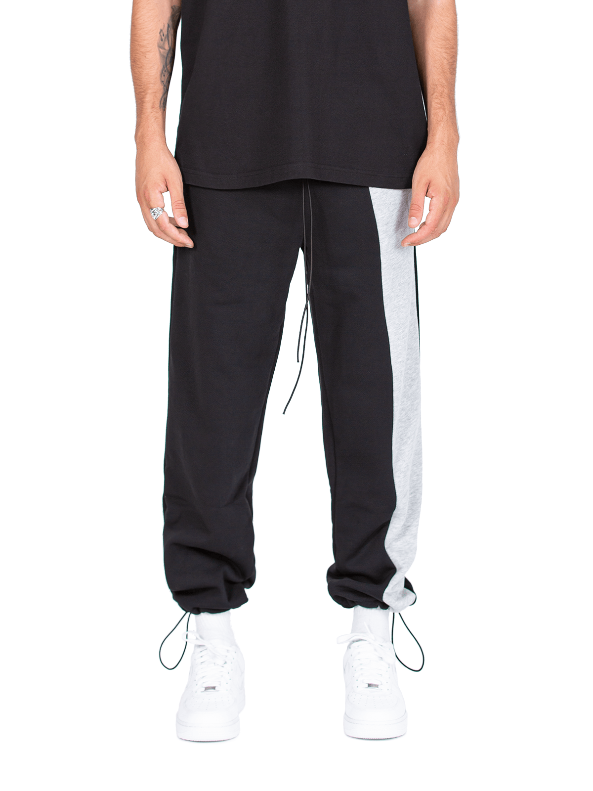 Half / Half Sweatpants - Black