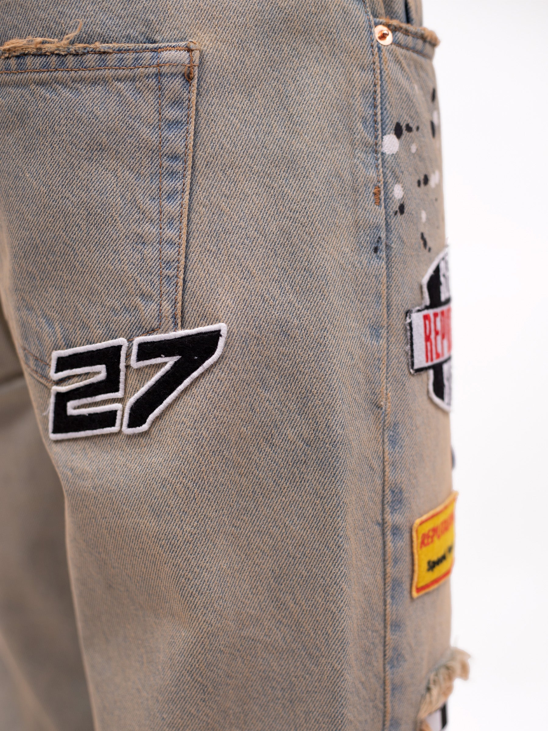 Racing Denim - Cream Wash