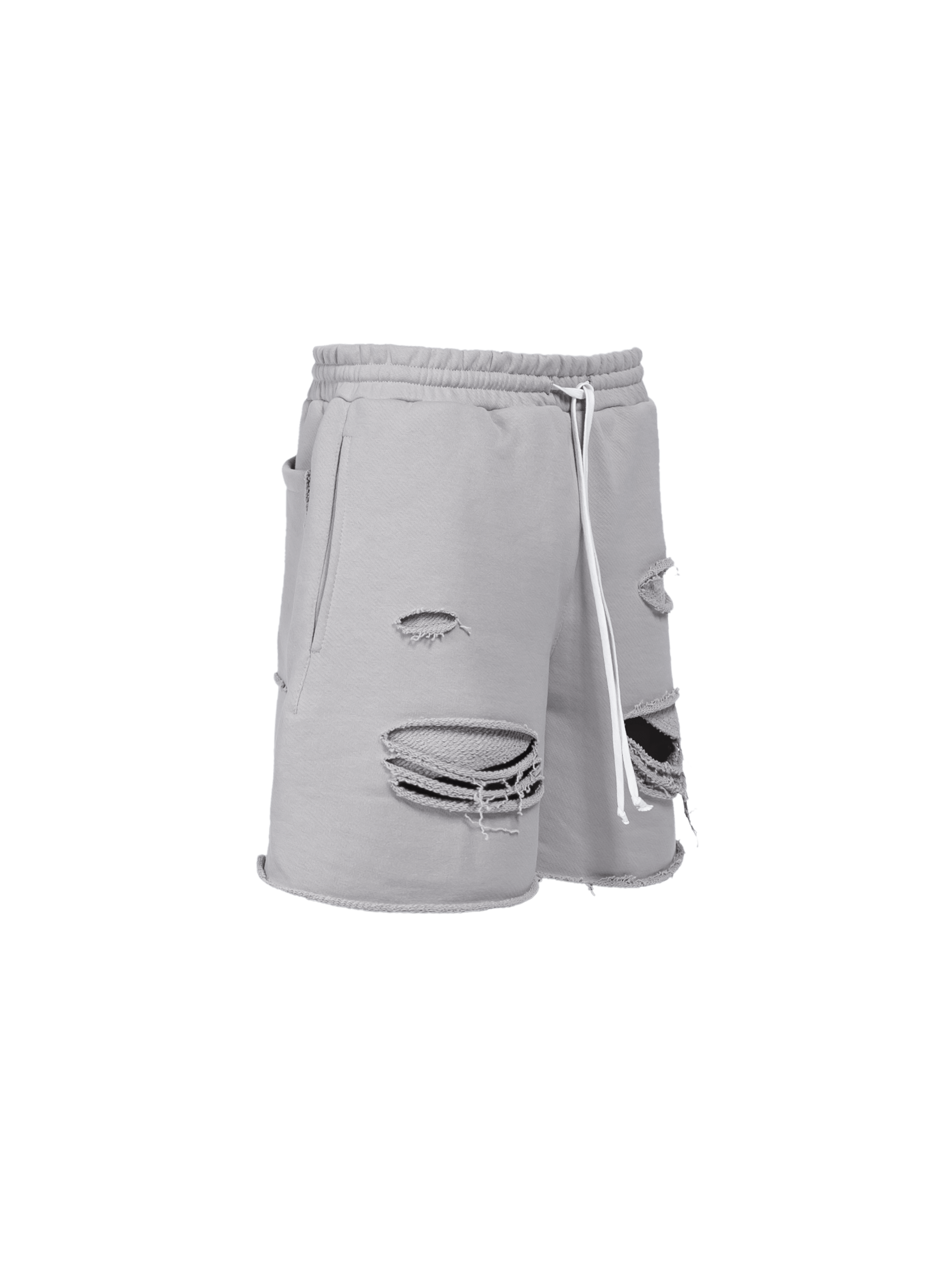 Ripped Shorts - Stone