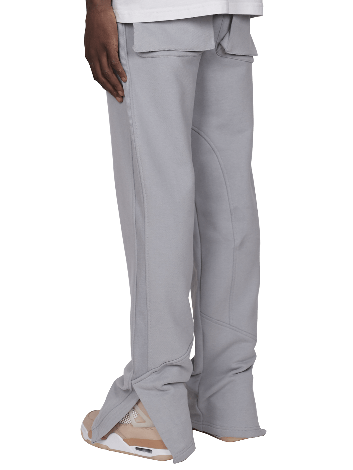 Split Sweatpants - Stone