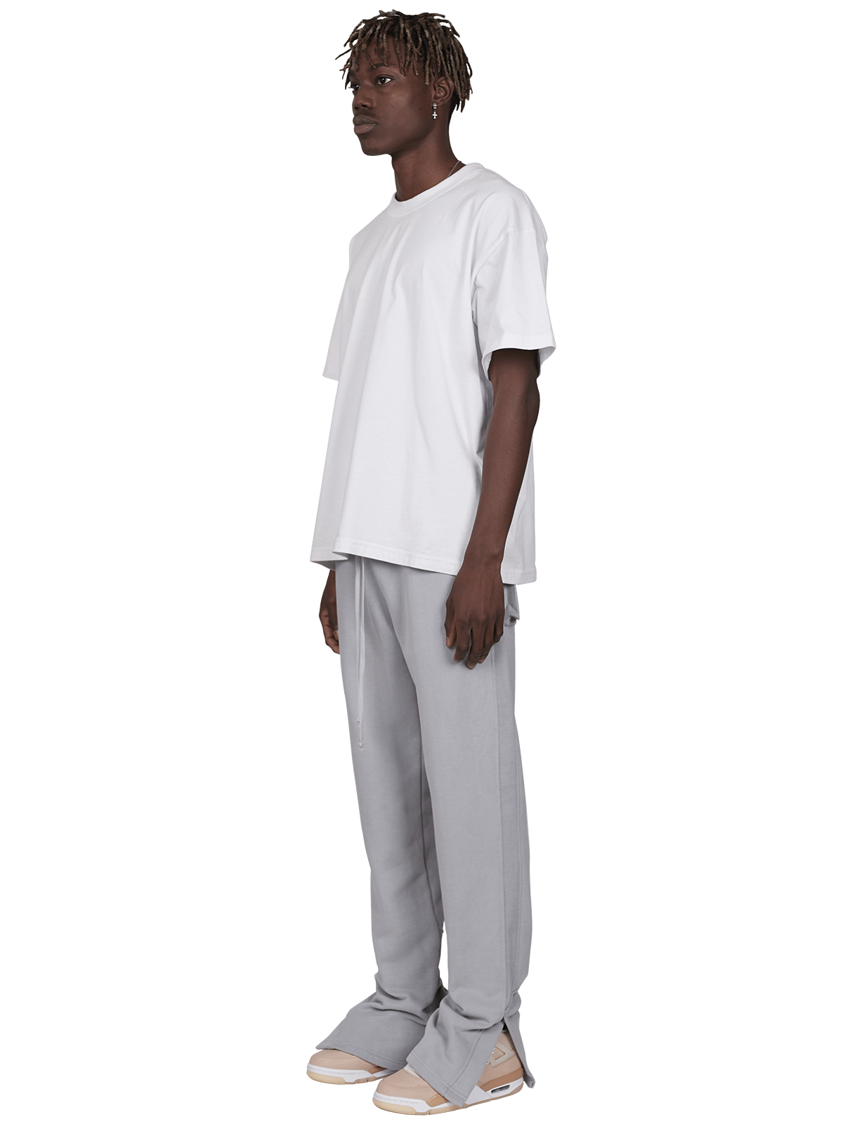 Split Sweatpants - Stone