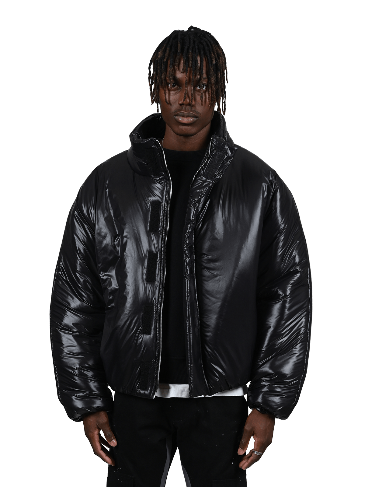 Oversized Puffer Jacket - Black