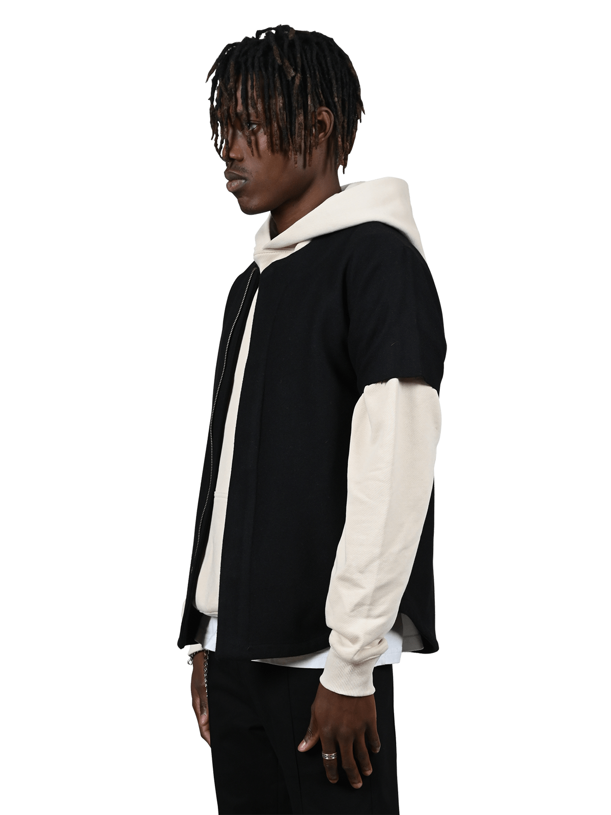 Wool Baseball Jersey - Black