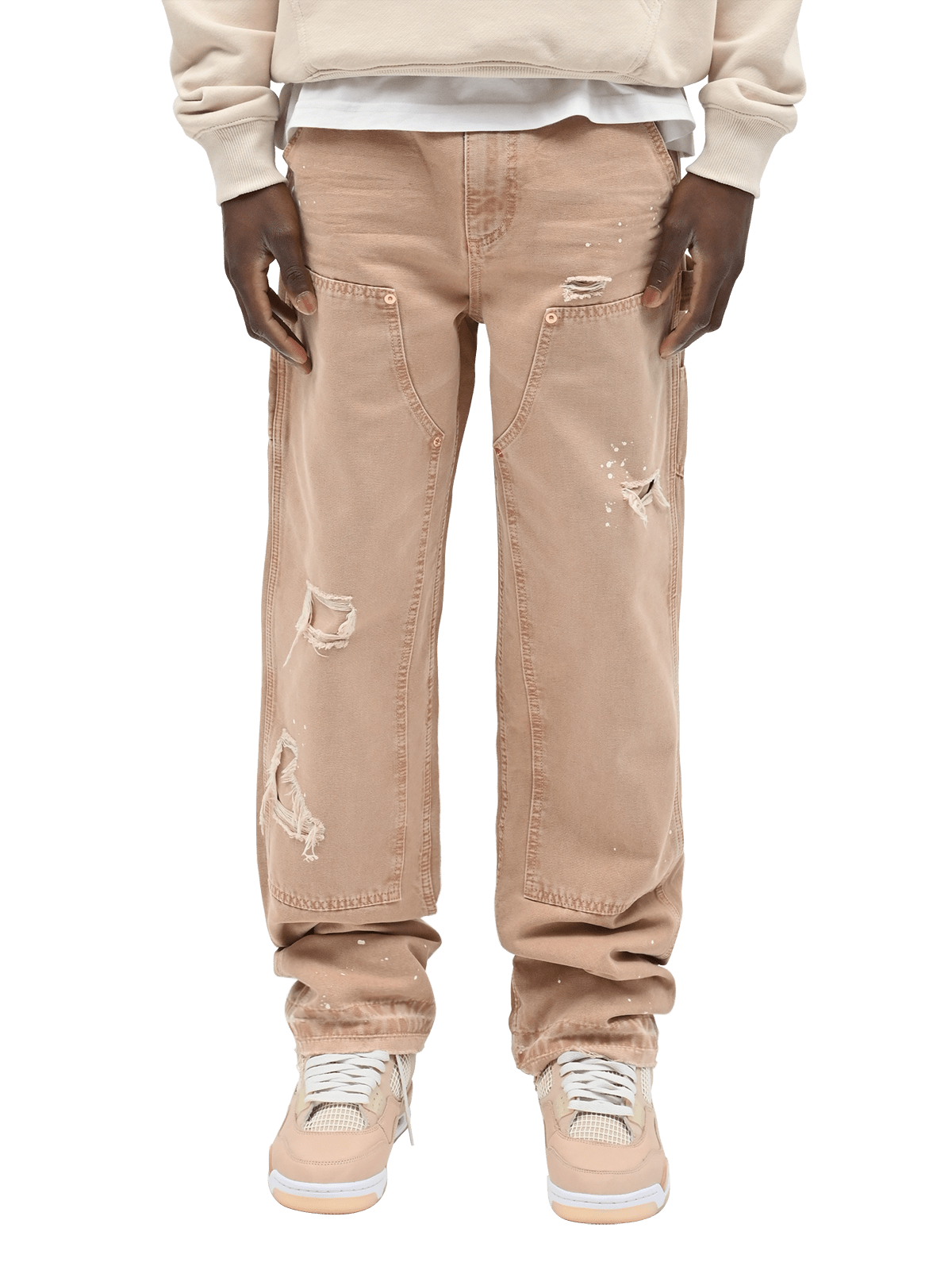 Carpenter Canvas Pants - Beige