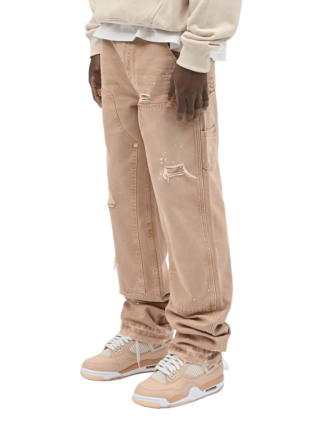 Carpenter Canvas Pants - Beige