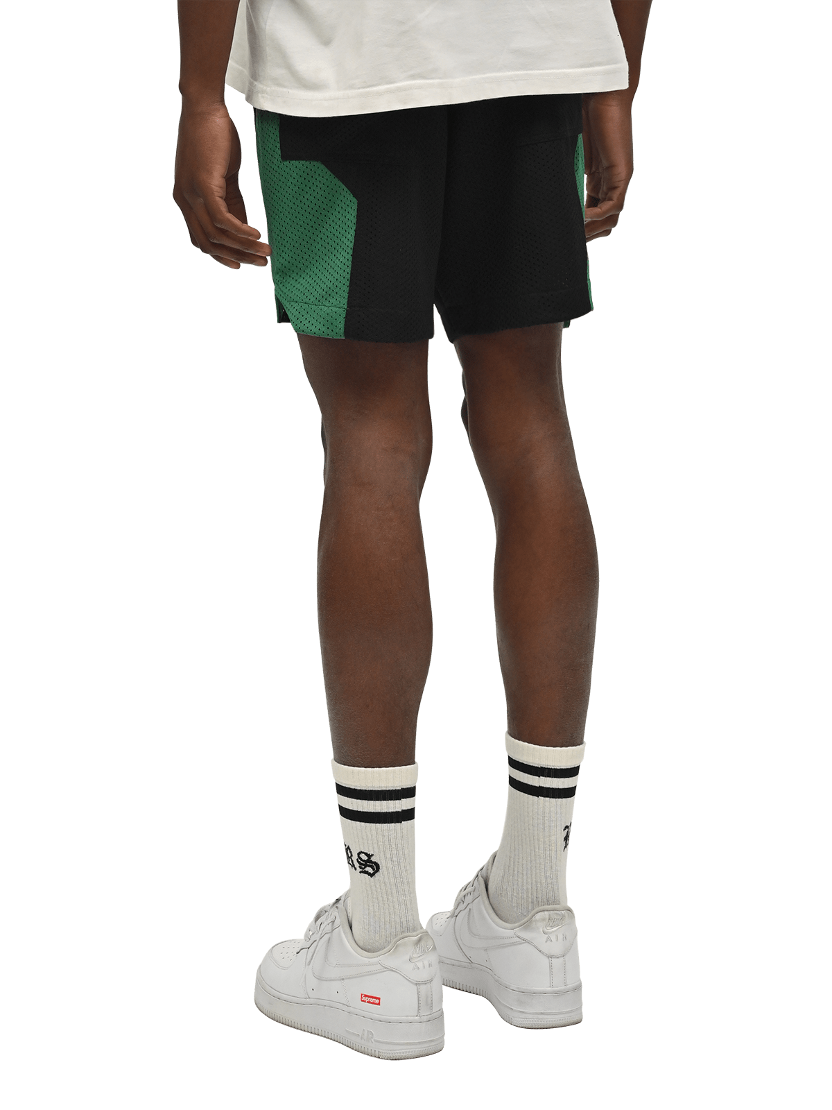 Panel Mesh Shorts - Racing Green