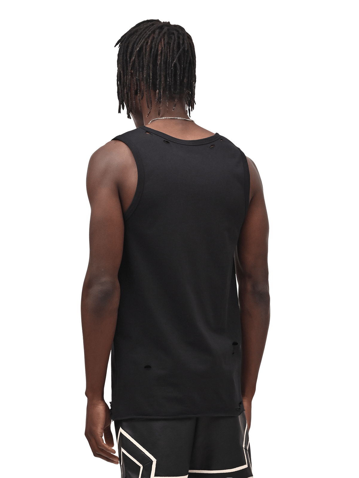 Ripped Vest - Black