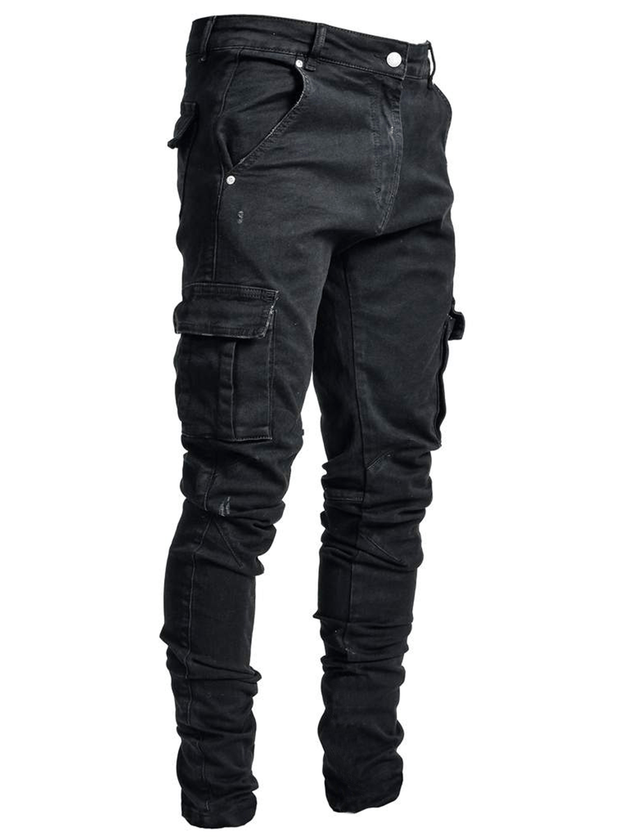 Cargo Denim - Black - Reputation Studios